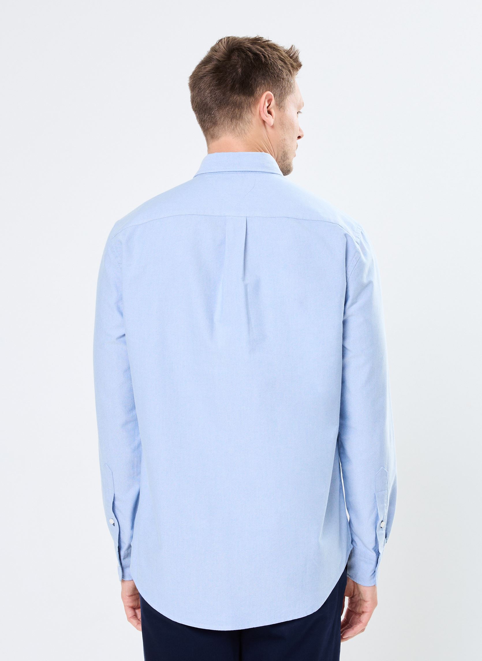 Chemises Solid Heritage Oxfor MW0MW35774 homme bleu Tommy Hilfiger Chemises Solid Heritage Oxfor MW0MW35774 homme bleu AEGEAN SEA