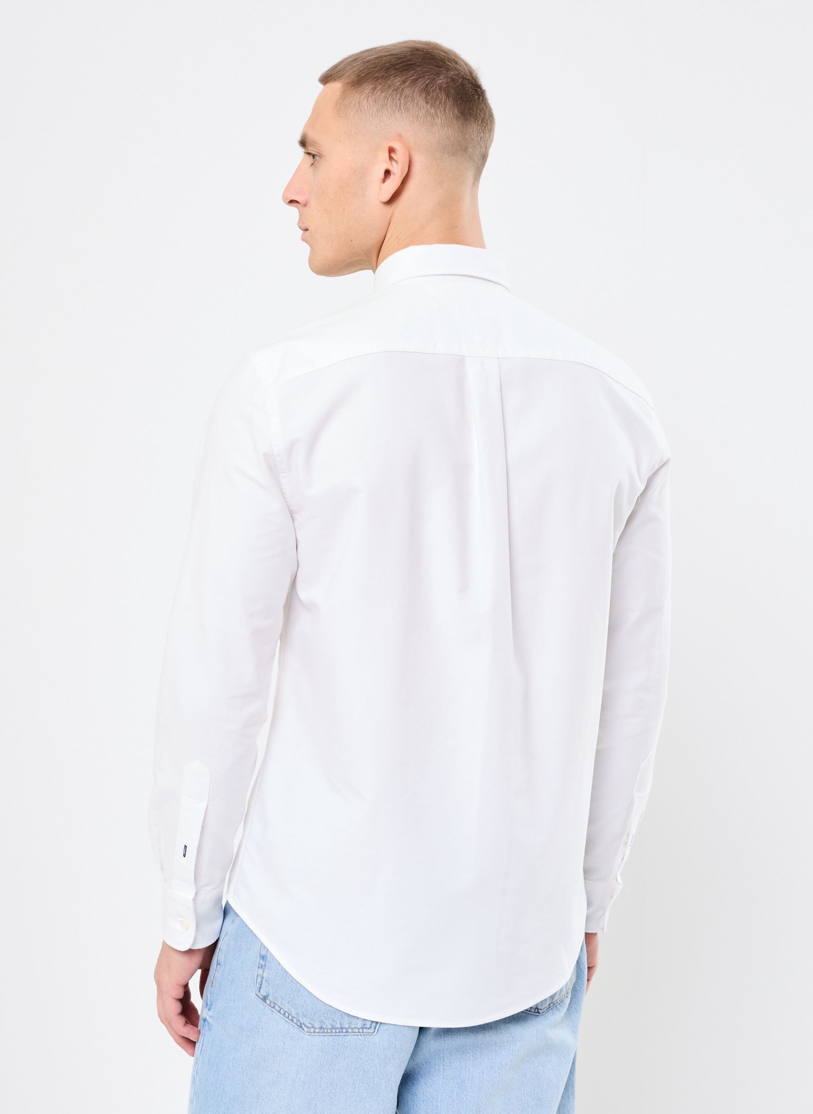 Hemden Solid Heritage Oxfor MW0MW35774 herren weiß Tommy Hilfiger Hemden Solid Heritage Oxfor MW0MW35774 herren weiß OPTHIC WHITE