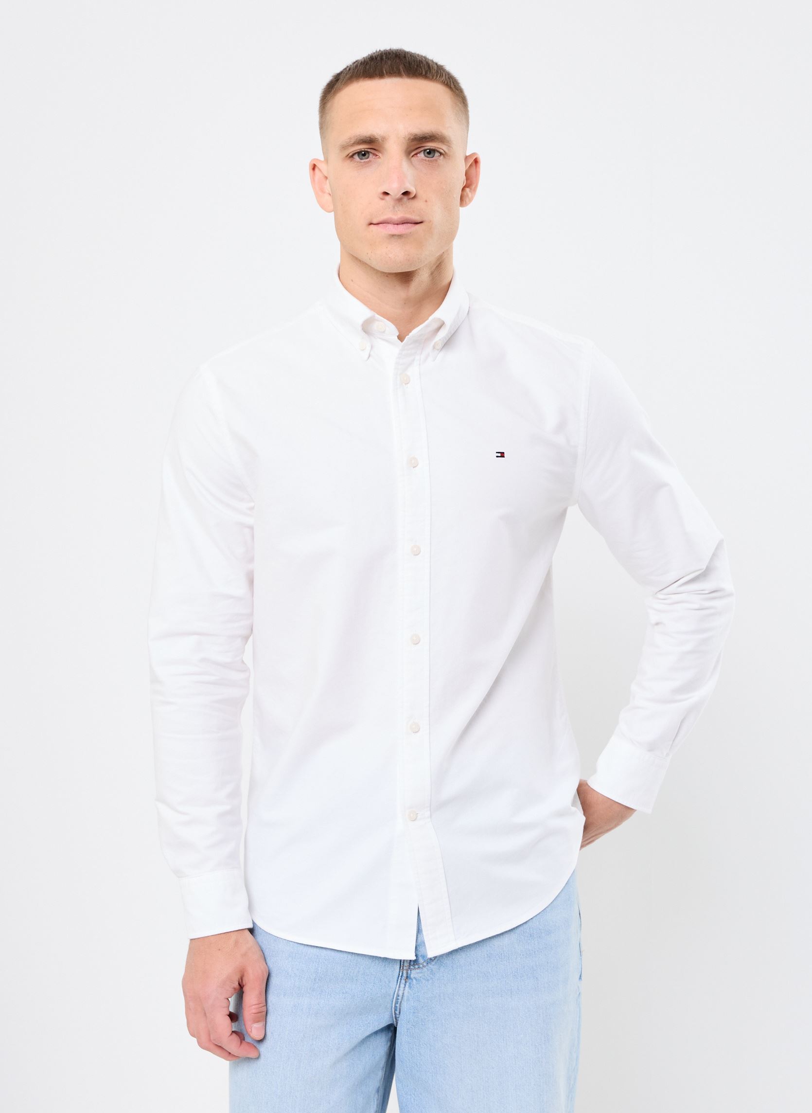 Chemise Tommy Hilfiger SOLID HERITAGE OXFORD RF SHIRT EU - vue 3