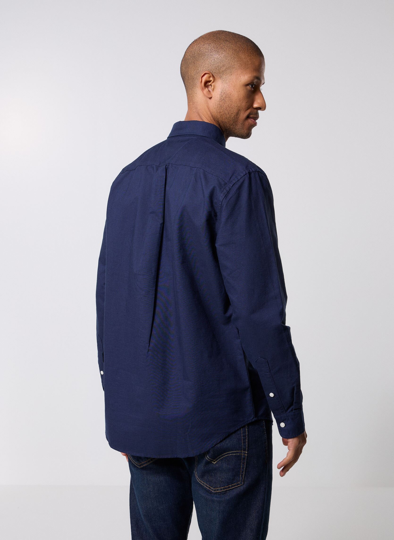 Hemden Solid Heritage Oxfor MW0MW35774 herren blau Tommy Hilfiger Hemden Solid Heritage Oxfor MW0MW35774 herren blau BLUE