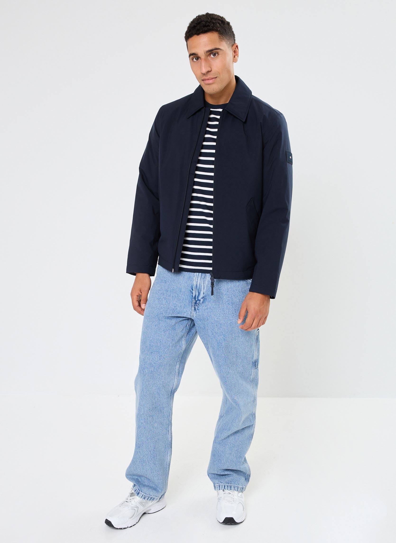 Vestes Padded Ivy Jacket MW0MW36318 homme bleu Tommy Hilfiger Vestes Padded Ivy Jacket MW0MW36318 homme bleu DESERT SKY