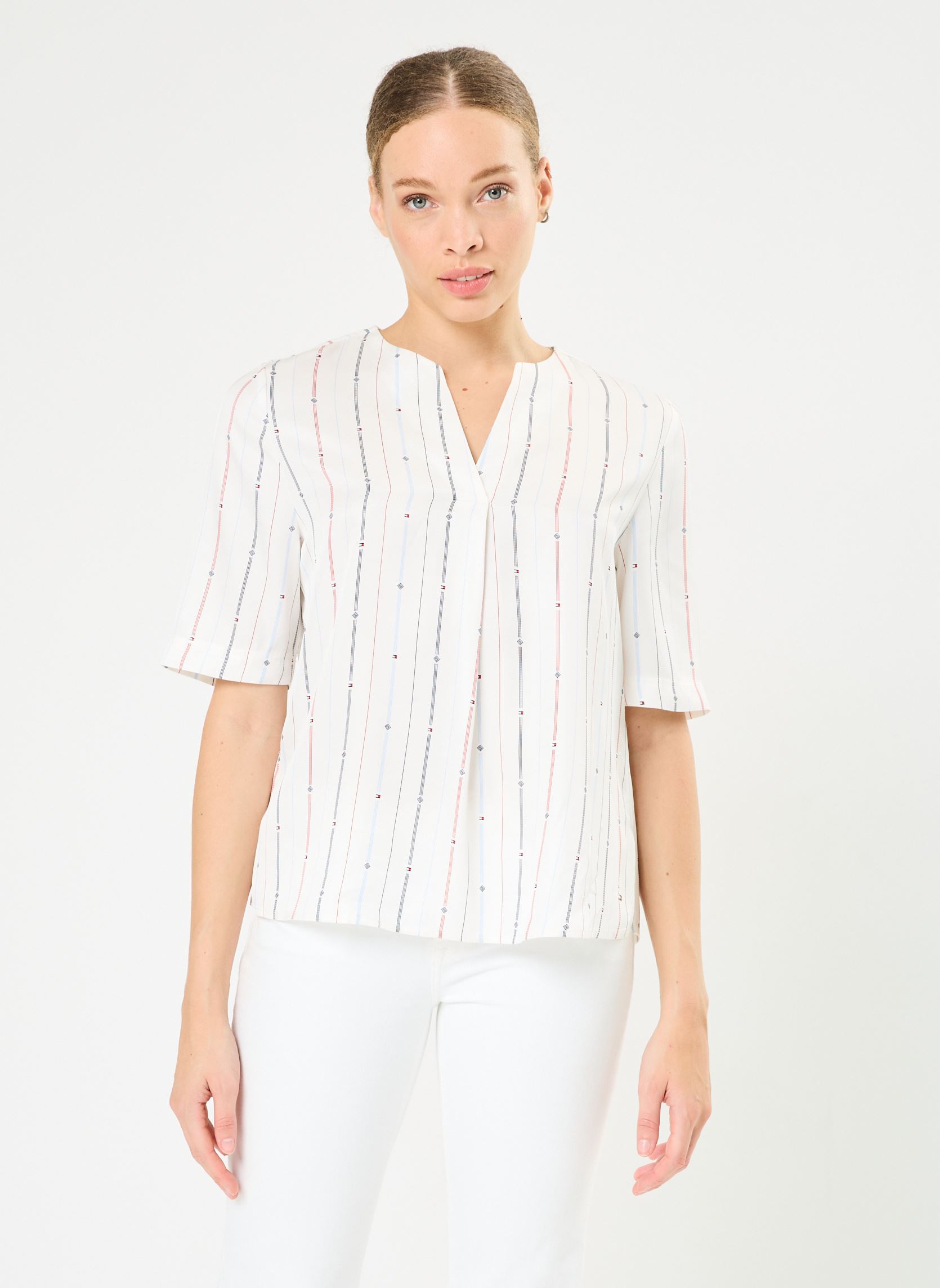 Vêtements Tommy Hilfiger Foulard Stp V Neck WW0WW42727 pour Accessoires