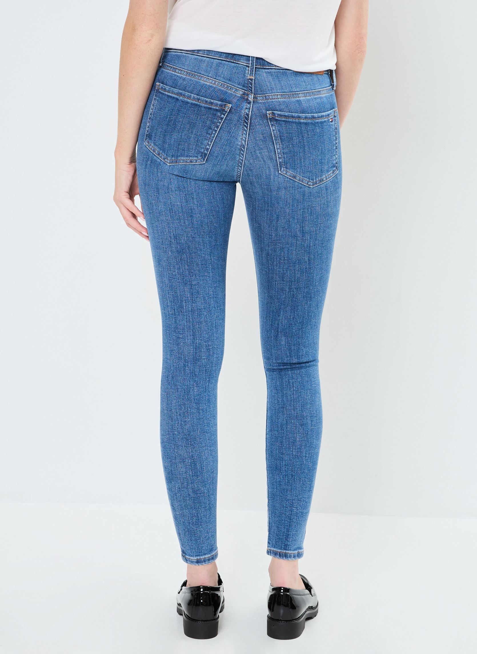 Jeans slim et skinny Nos Como Skinny Rw M WW0WW42488 femme bleu Tommy Hilfiger Jeans slim et skinny Nos Como Skinny Rw M WW0WW42488 femme bleu NOS MID BLUE