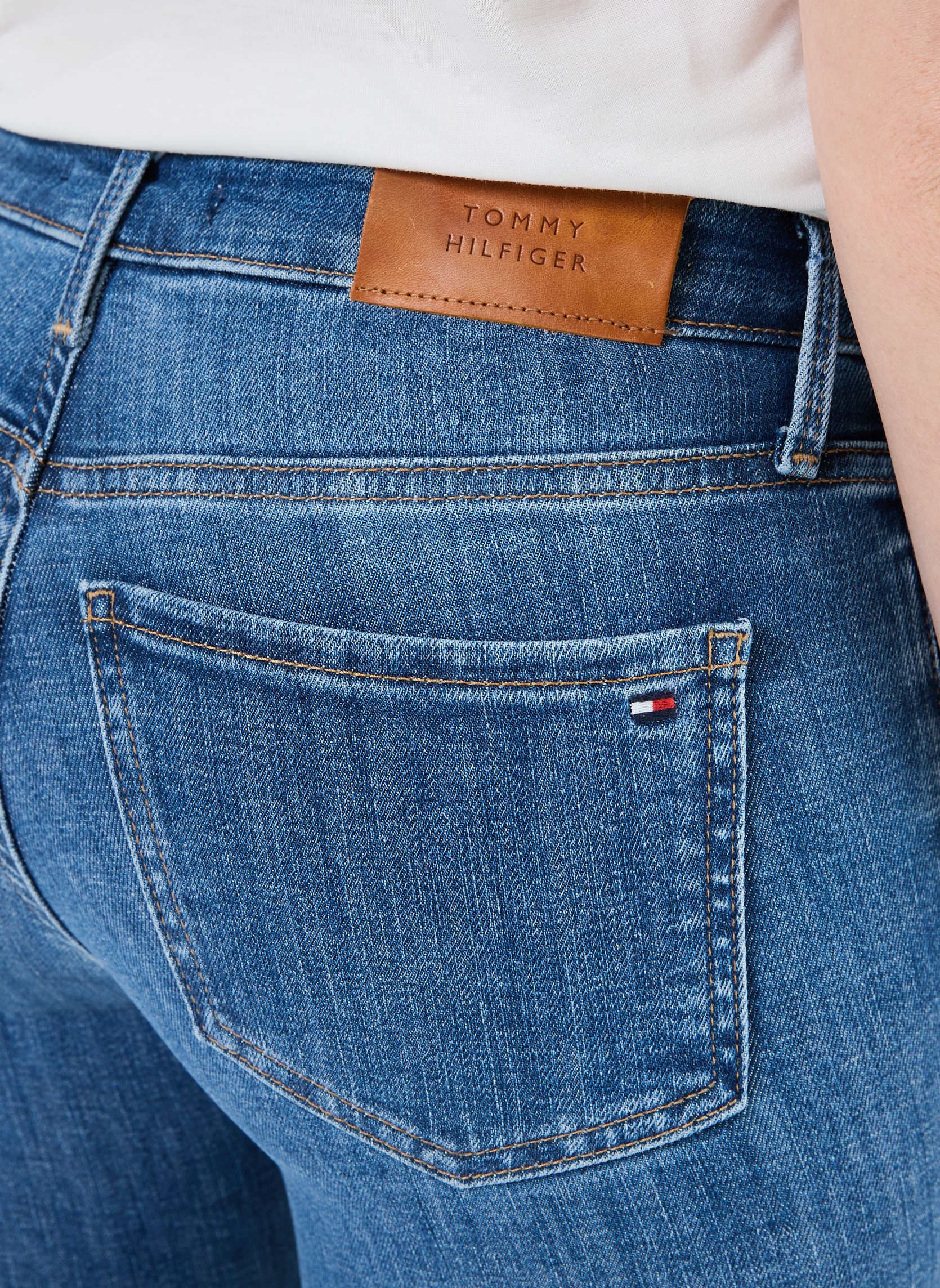 Jeans slim et skinny Nos Como Skinny Rw M WW0WW42488 femme bleu Tommy Hilfiger Jeans slim et skinny Nos Como Skinny Rw M WW0WW42488 femme bleu NOS MID BLUE