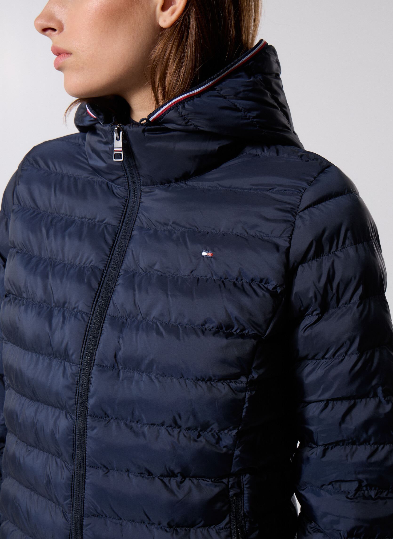 Doudounes Lw Padded Global Str WW0WW42046 femme bleu Tommy Hilfiger Doudounes Lw Padded Global Str WW0WW42046 femme bleu DESERT SKY