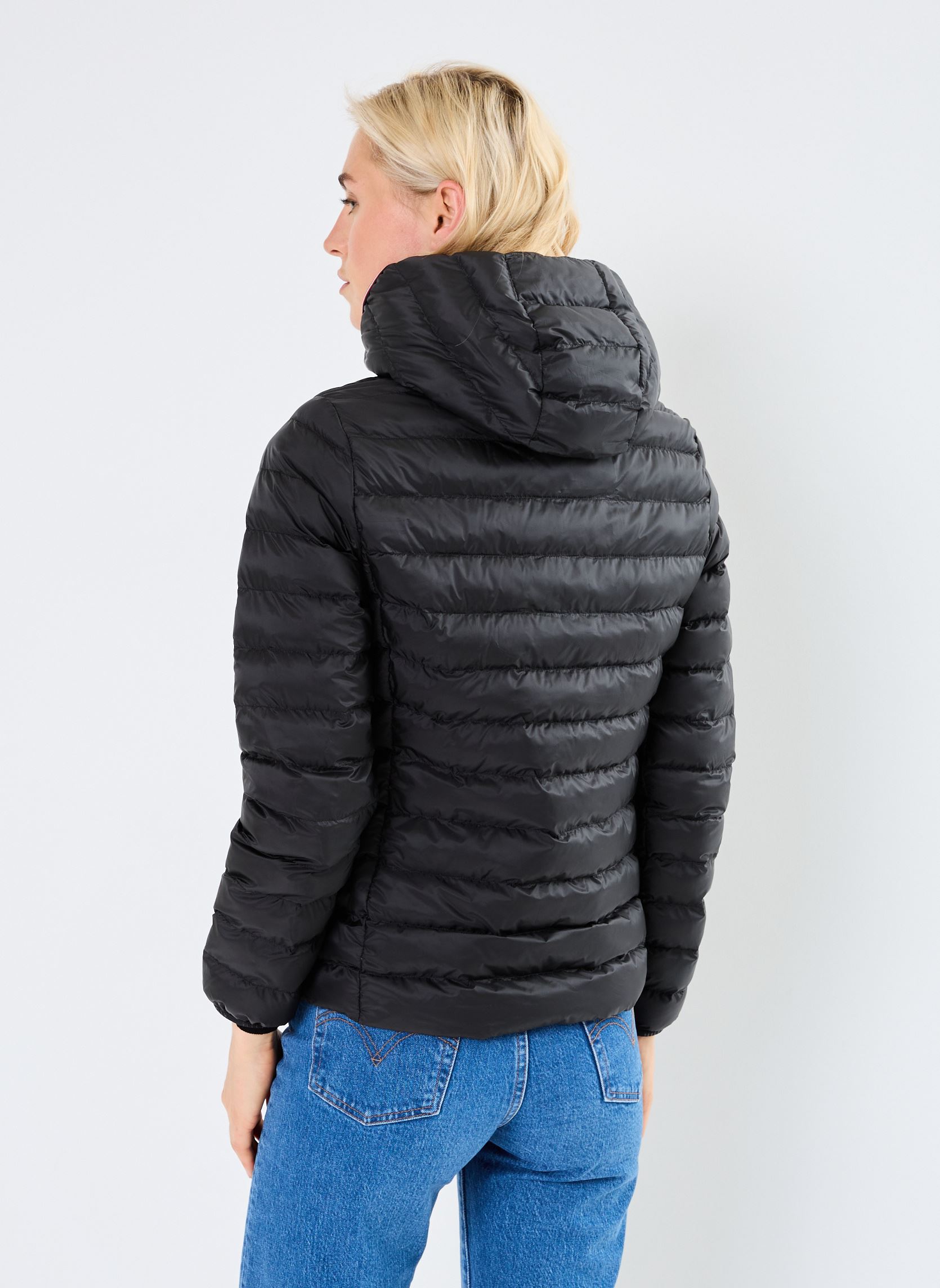 Gewatteerde jassen Lw Padded Global Str WW0WW42046 dames zwart Tommy Hilfiger Gewatteerde jassen Lw Padded Global Str WW0WW42046 dames zwart Black
