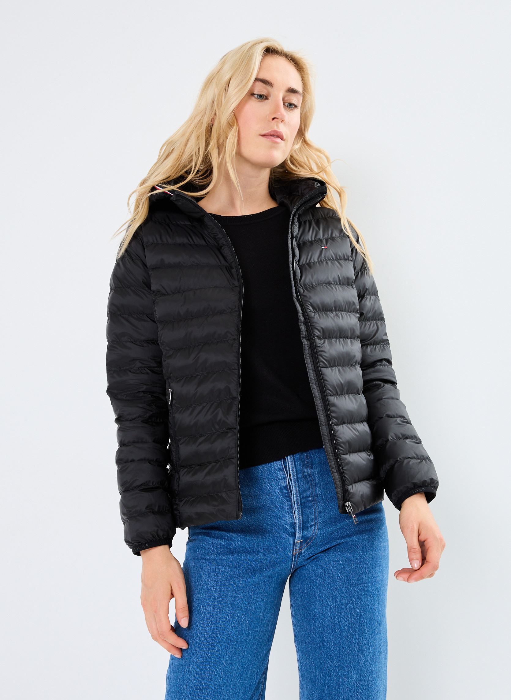 Doudounes Tommy Hilfiger LW PADDED GLOBAL STRIPE JACKET EU - vue 2