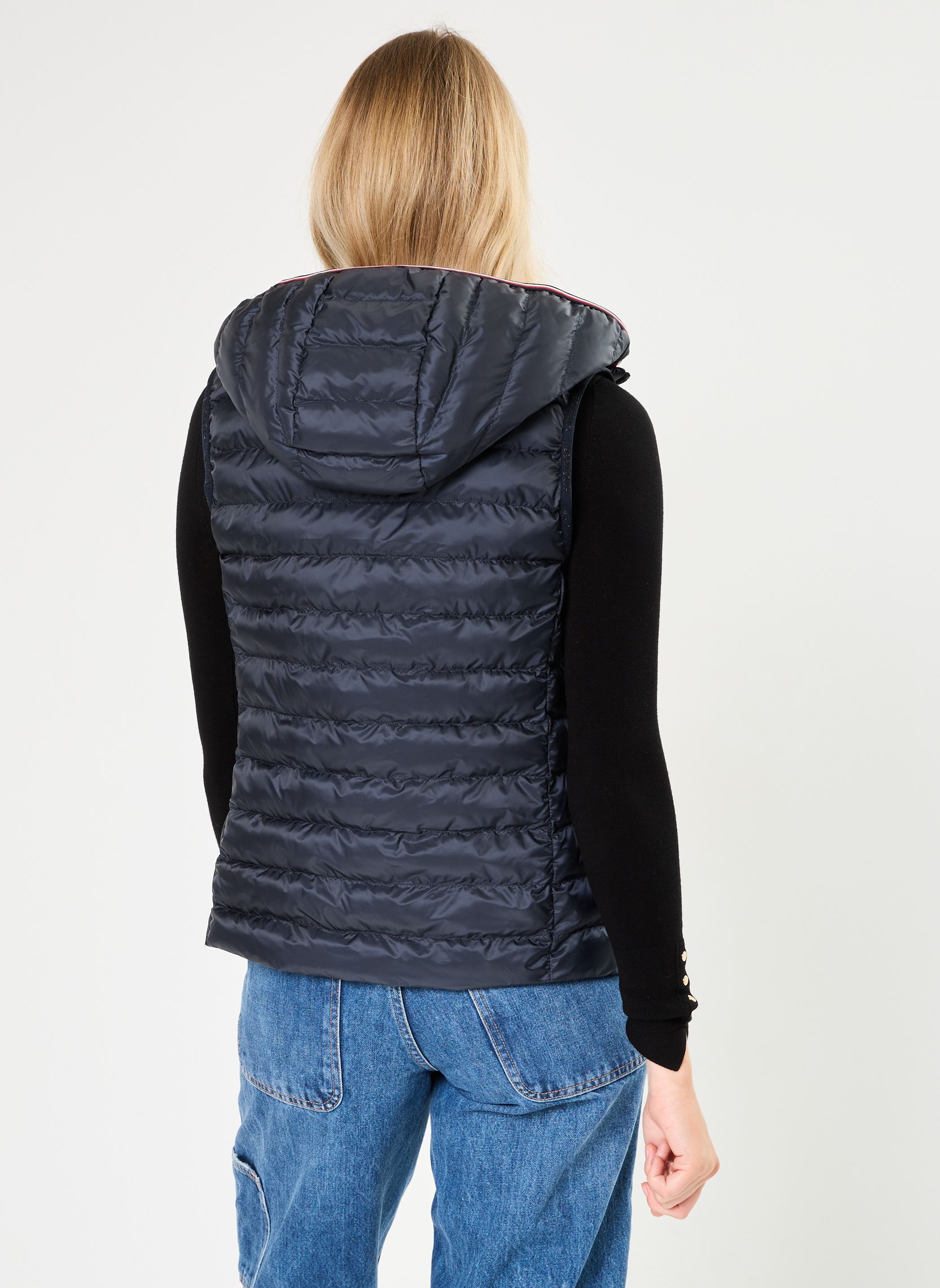 Doudounes sans manches Lw Padded Global Str WW0WW42051 femme bleu Tommy Hilfiger Doudounes sans manches Lw Padded Global Str WW0WW42051 femme bleu DESERT SKY