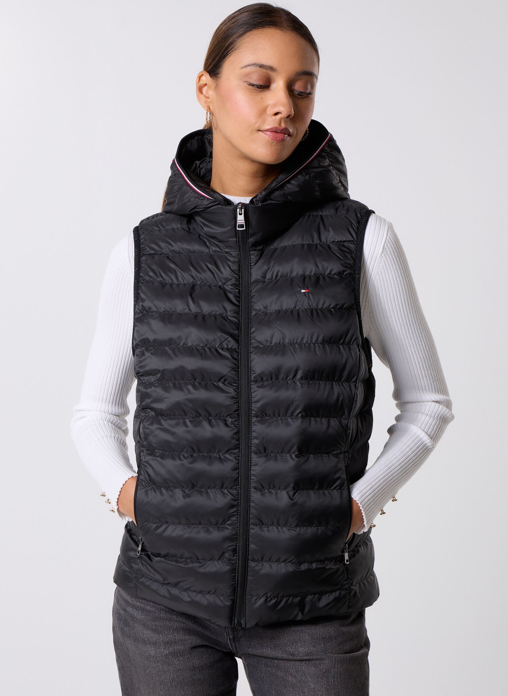 Doudounes Tommy Hilfiger LW PADDED GLOBAL STRIPE VEST EU - vue 3