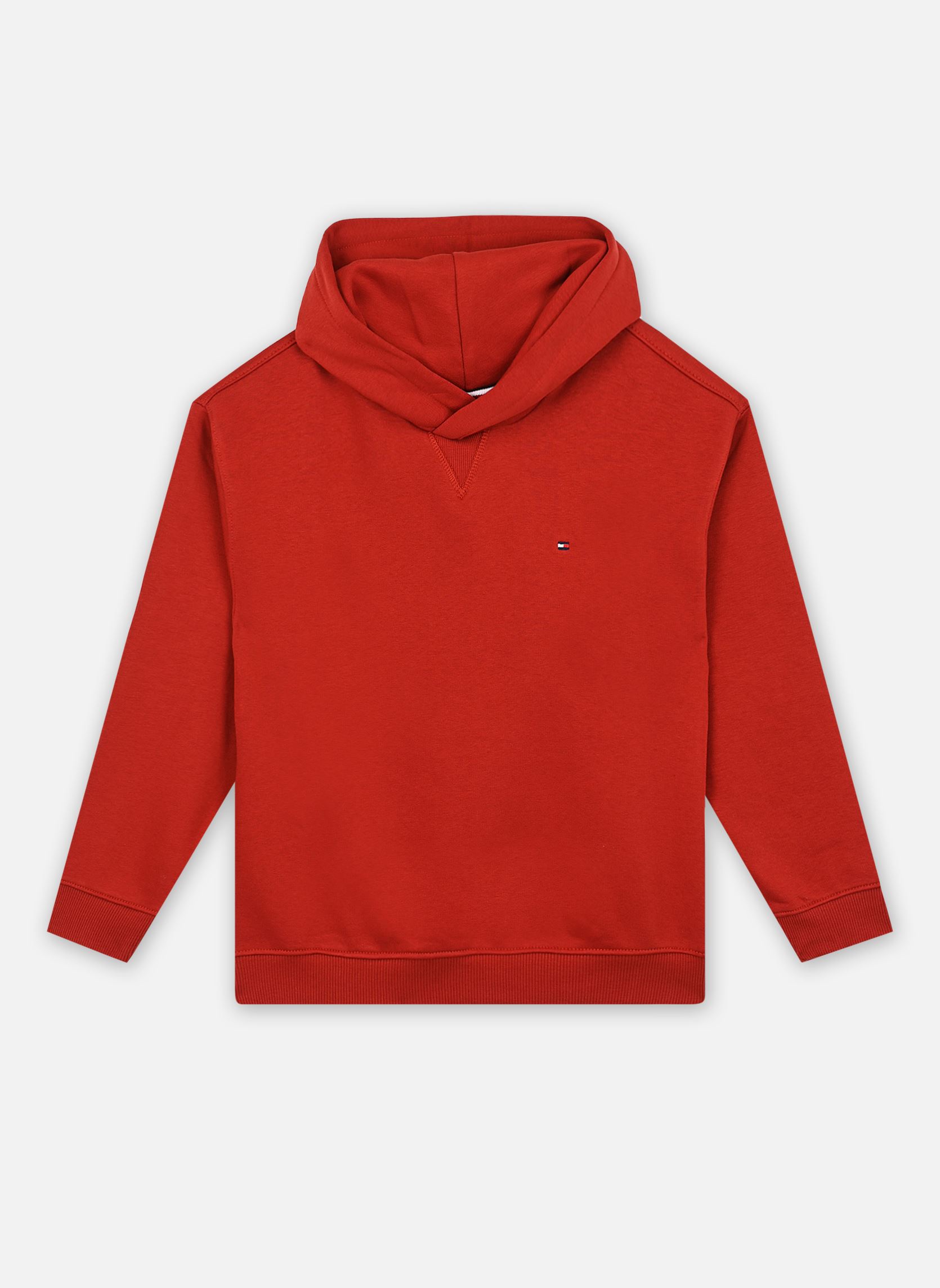 Hoodies U Timeless Fleece Ho KS0KS00562 jongens rood Tommy Hilfiger Hoodies U Timeless Fleece Ho KS0KS00562 jongens rood DARK MAGMA