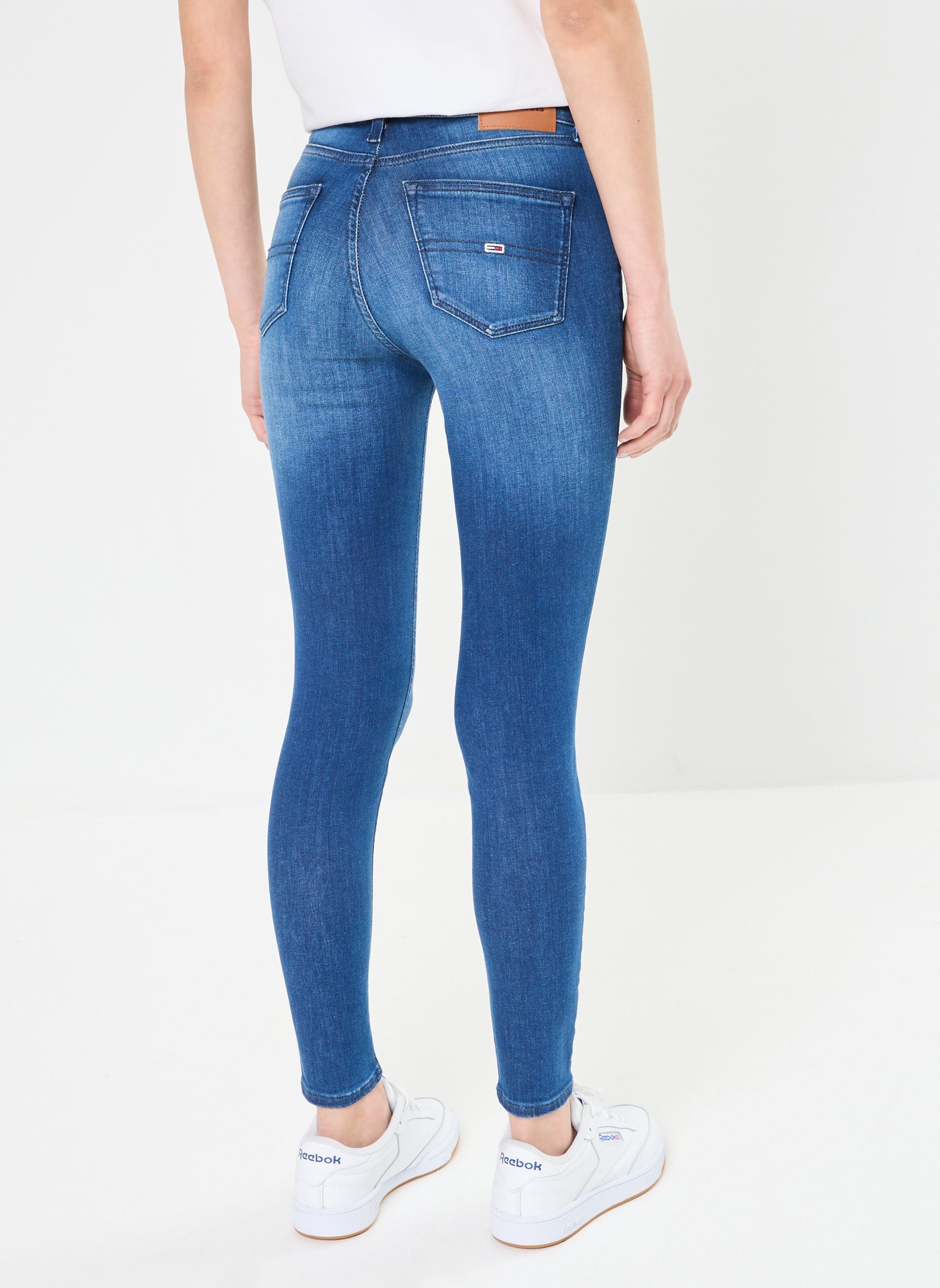 Jeans slim e skinny Nora Mr Skny Nnmbs DW0DW09213 donna blu Tommy Jeans Jeans slim e skinny Nora Mr Skny Nnmbs DW0DW09213 donna blu NEW NICEVILLE MID BLUE STRETCH