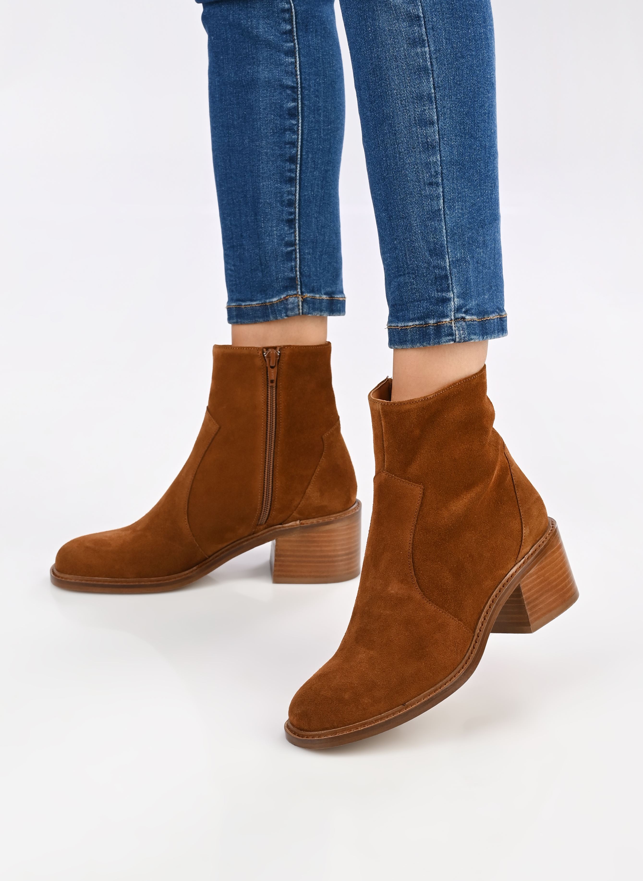 Stiefeletten und Stiefel Esminaria damen braun Georgia Rose Stiefeletten und Stiefel Esminaria damen braun COGNAC