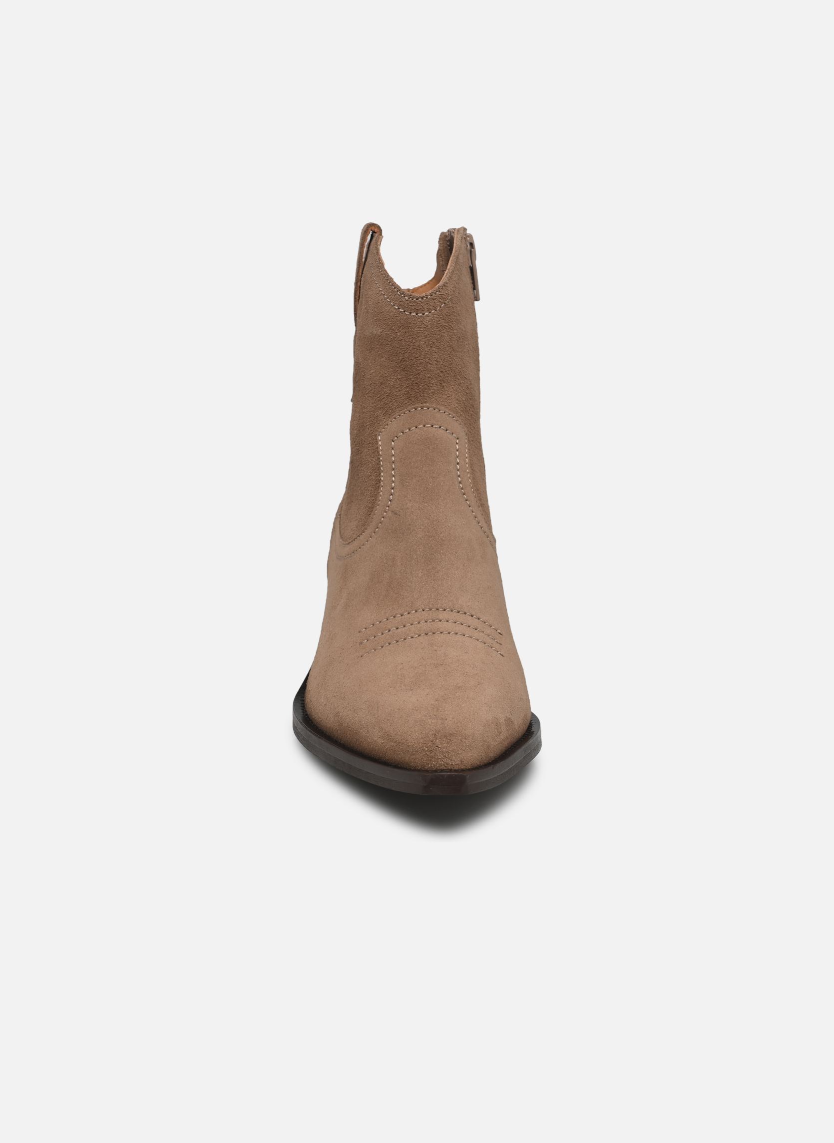 Bottines santiags Esila femme marron Georgia Rose Bottines santiags Esila femme marron TAUPE