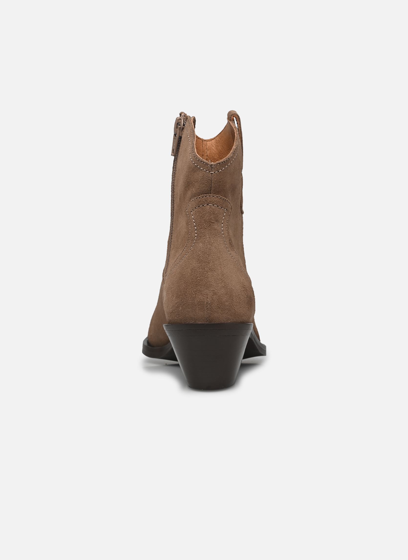 Bottines santiags Esila femme marron Georgia Rose Bottines santiags Esila femme marron TAUPE