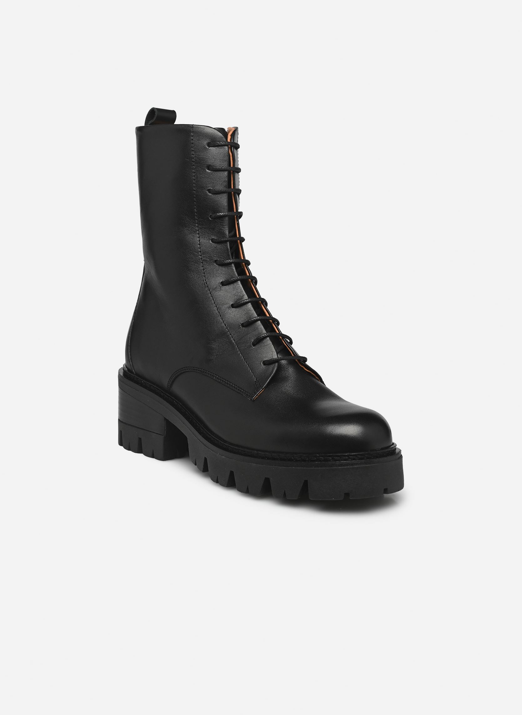 Geschnürte Stiefeletten Eurolia damen schwarz Georgia Rose Geschnürte Stiefeletten Eurolia damen schwarz NOIR