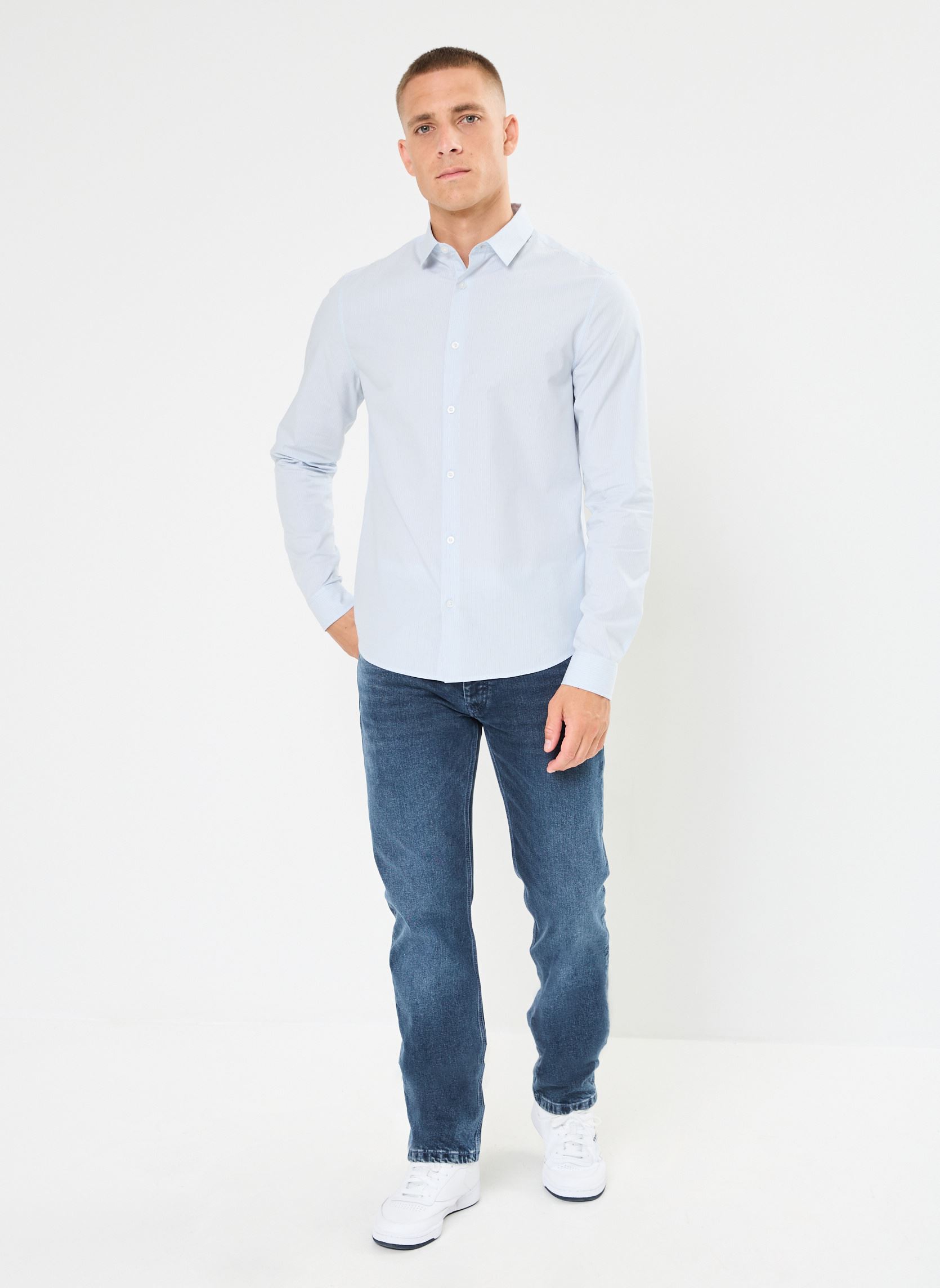 Hemden CALEVI heren blauw Marvin&Co Hemden CALEVI heren blauw SKYWAY