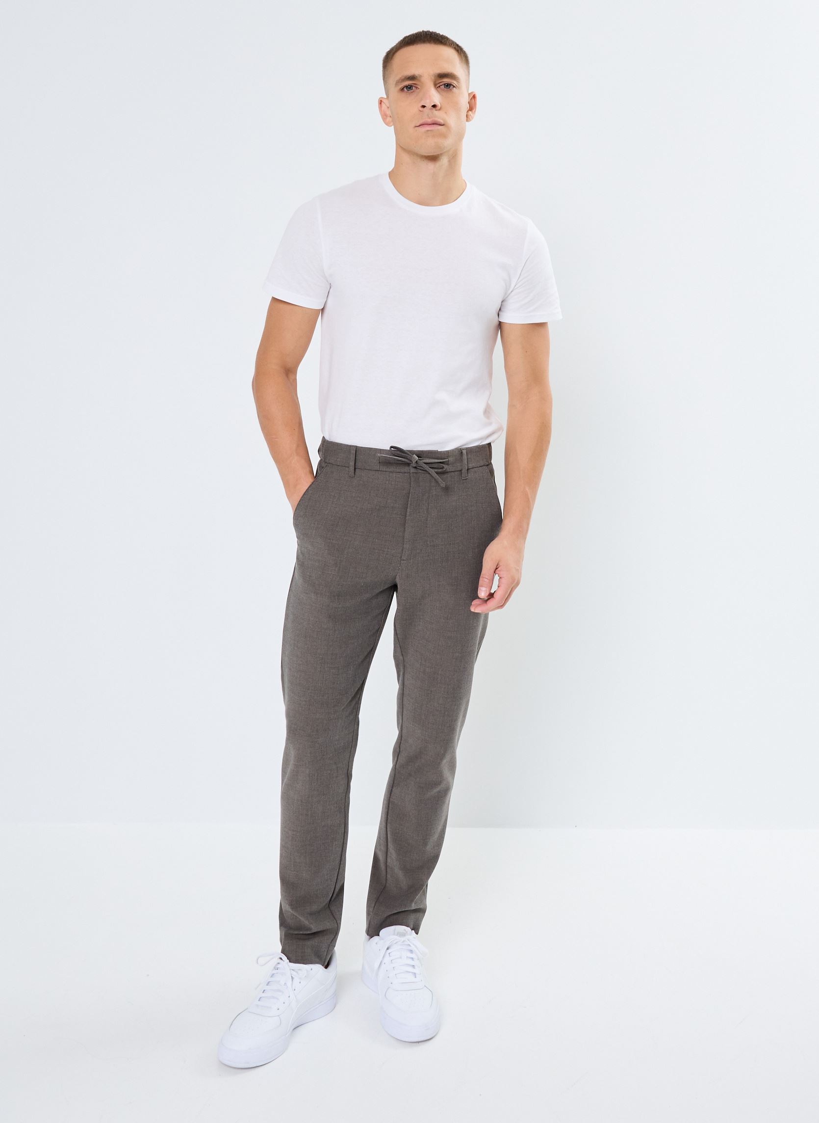 Chino-Hosen PALACIO herren braun Marvin&Co Chino-Hosen PALACIO herren braun Brindle