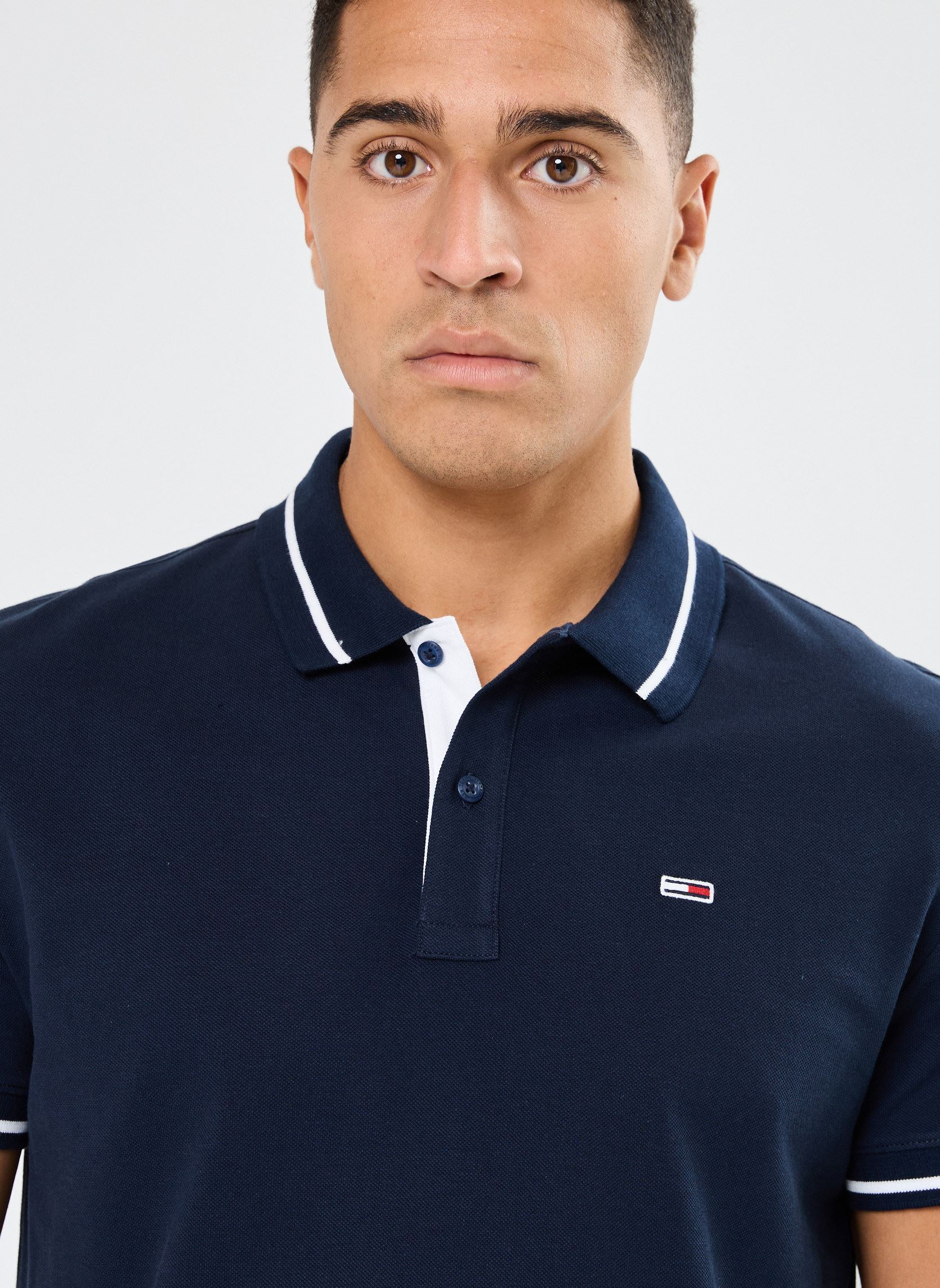 Kurzarm-Poloshirts Tjm Reg Tipping Polo Dm0Dm19504 herren blau Tommy Jeans Kurzarm-Poloshirts Tjm Reg Tipping Polo Dm0Dm19504 herren blau DARK NIGHT NAVY