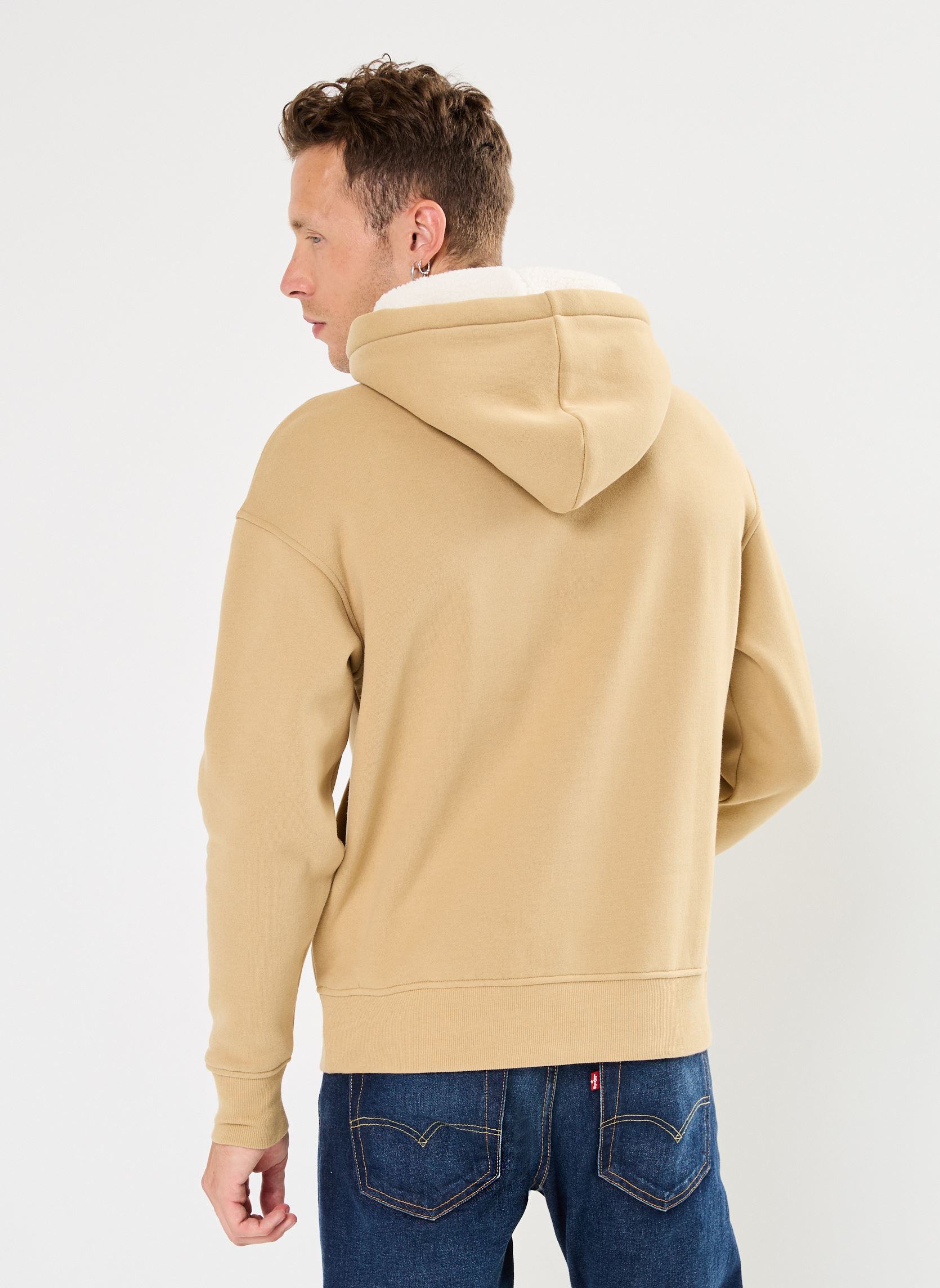 Jersey con capucha MADDOX sweat hombre beige Marvin&Co Jersey con capucha MADDOX sweat hombre beige KELP