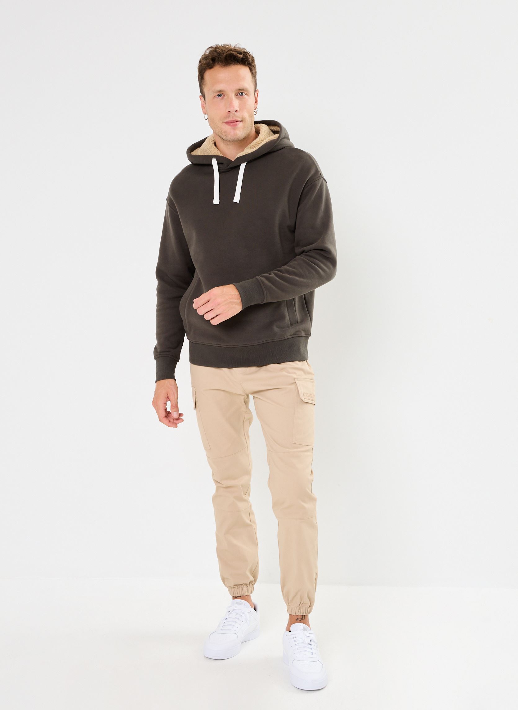 Sweats à capuche MADDOX sweat homme vert Marvin&Co Sweats à capuche MADDOX sweat homme vert Peat