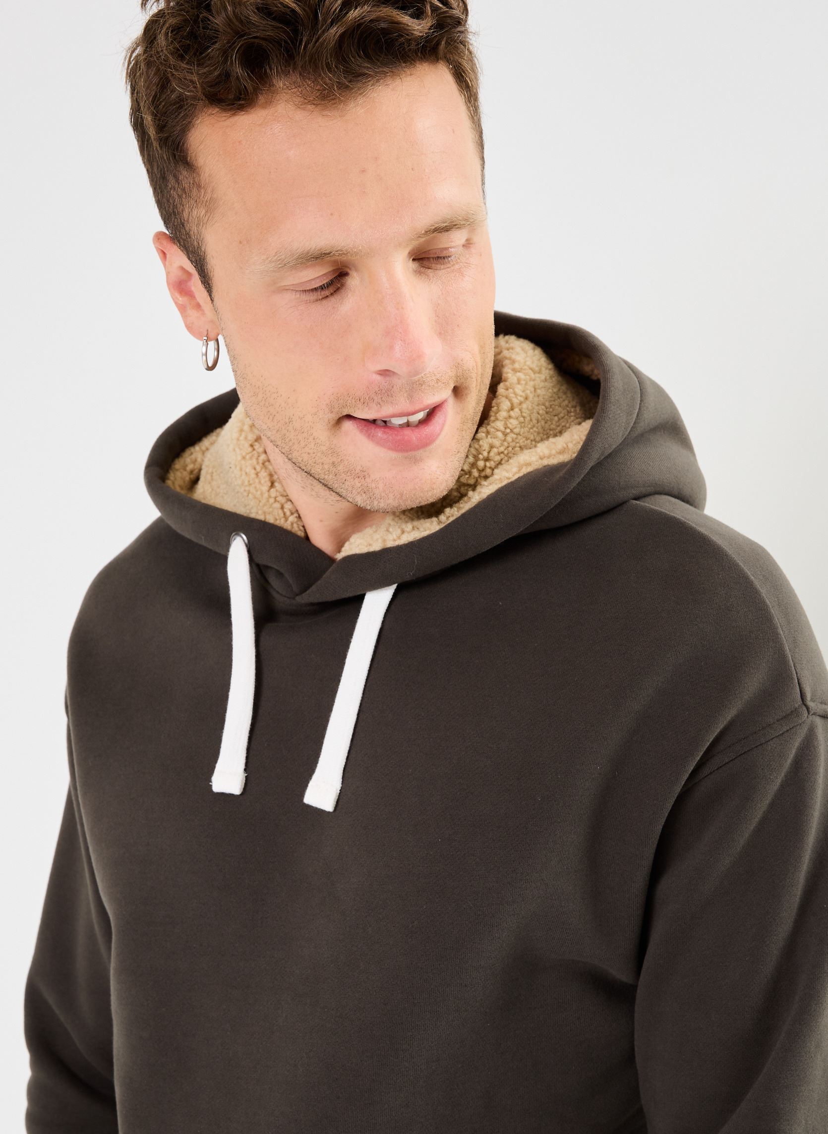 Sweats à capuche MADDOX sweat homme vert Marvin&Co Sweats à capuche MADDOX sweat homme vert Peat