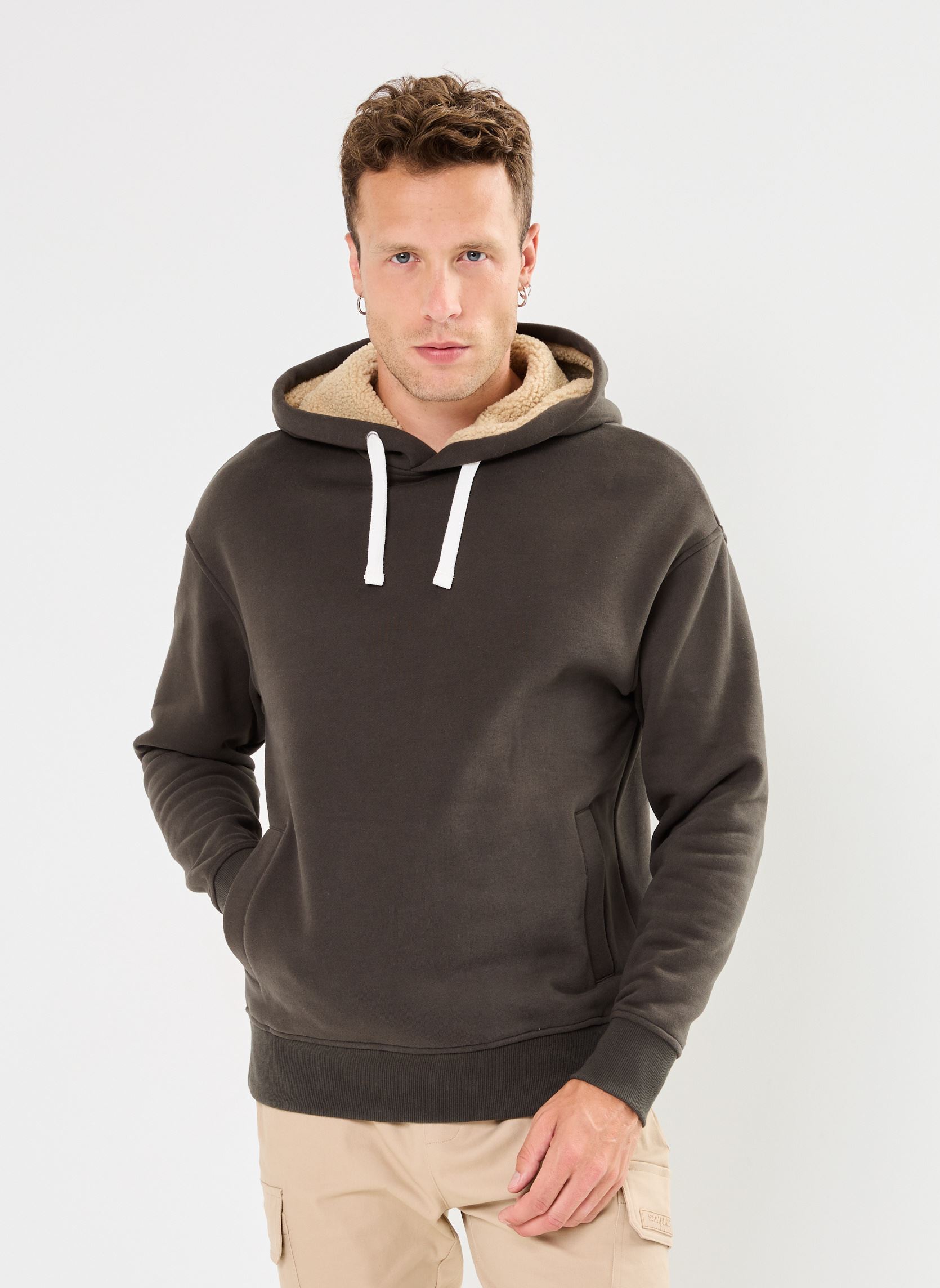 Sweats à capuche MADDOX sweat homme vert Marvin&Co Sweats à capuche MADDOX sweat homme vert Peat