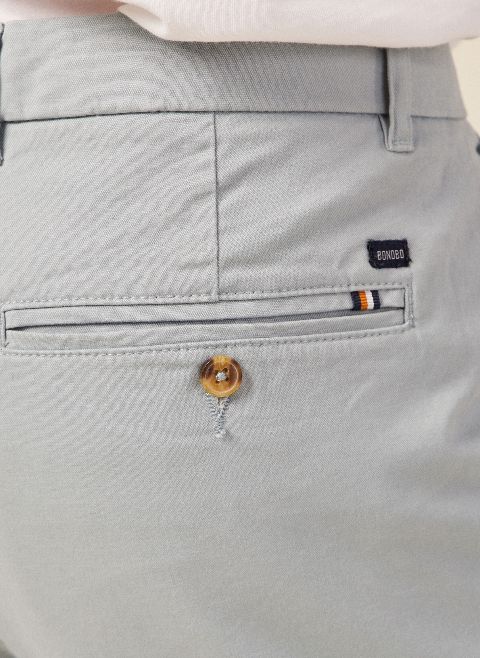 Pantalons droits SADAOCHIN2H homme bleu Bonobo Pantalons droits SADAOCHIN2H homme bleu Bleu clair