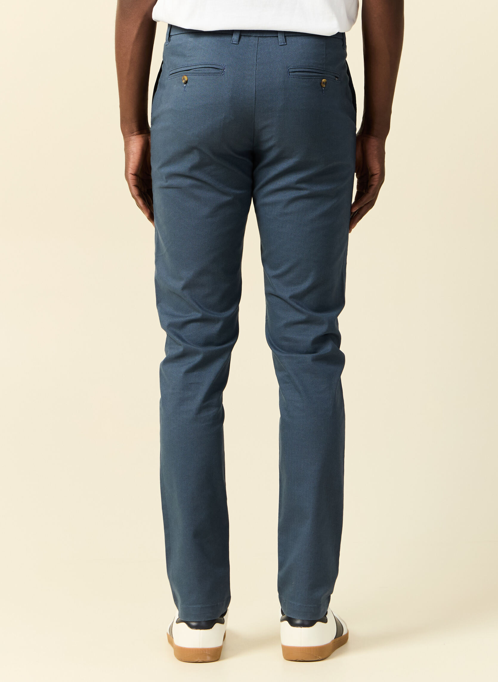 Pantalons droits SADAOCHIN2H homme bleu Bonobo Pantalons droits SADAOCHIN2H homme bleu Bleu