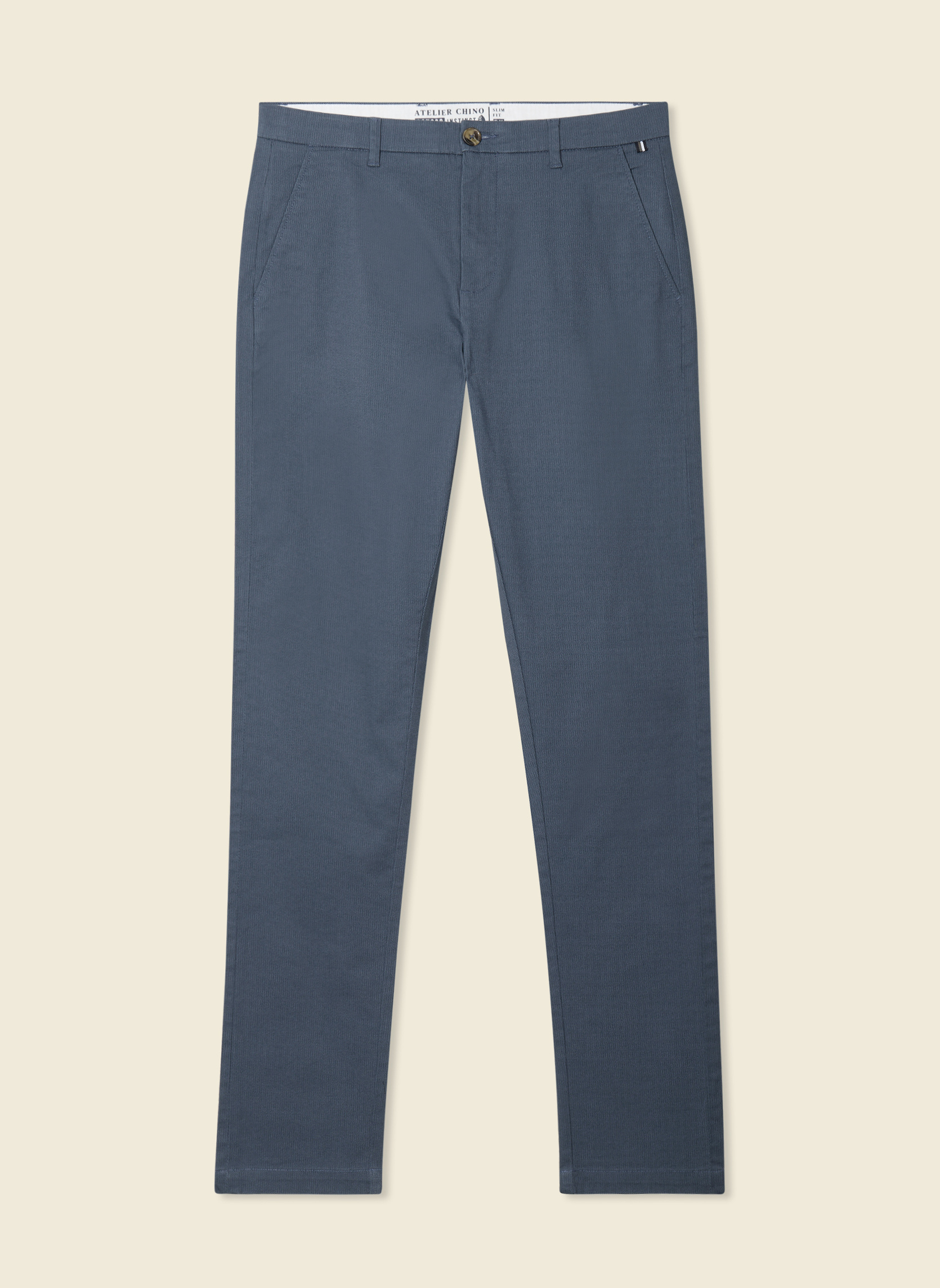 Pantalons droits SADAOCHIN2H homme bleu Bonobo Pantalons droits SADAOCHIN2H homme bleu Bleu