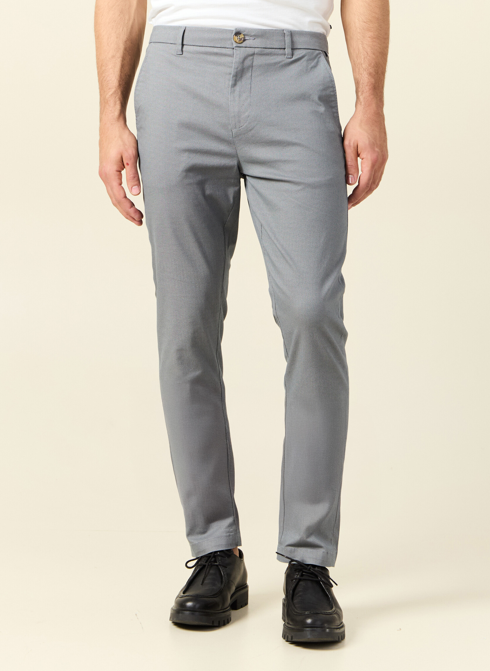 Pantalons droits SADAOCHIN2H homme gris Bonobo Pantalons droits SADAOCHIN2H homme gris Gris clair