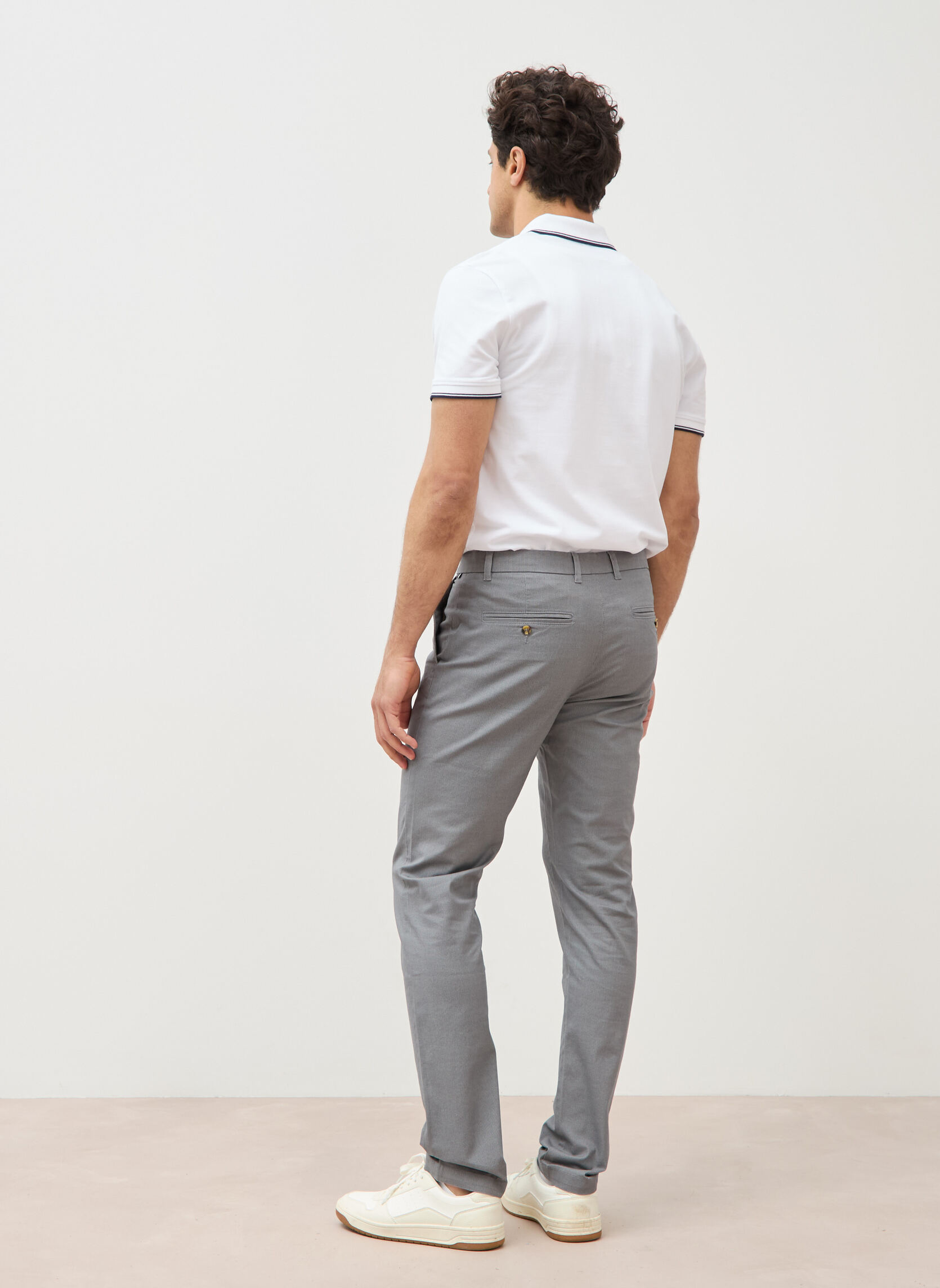 Pantalons droits SADAOCHIN2H homme gris Bonobo Pantalons droits SADAOCHIN2H homme gris Gris clair