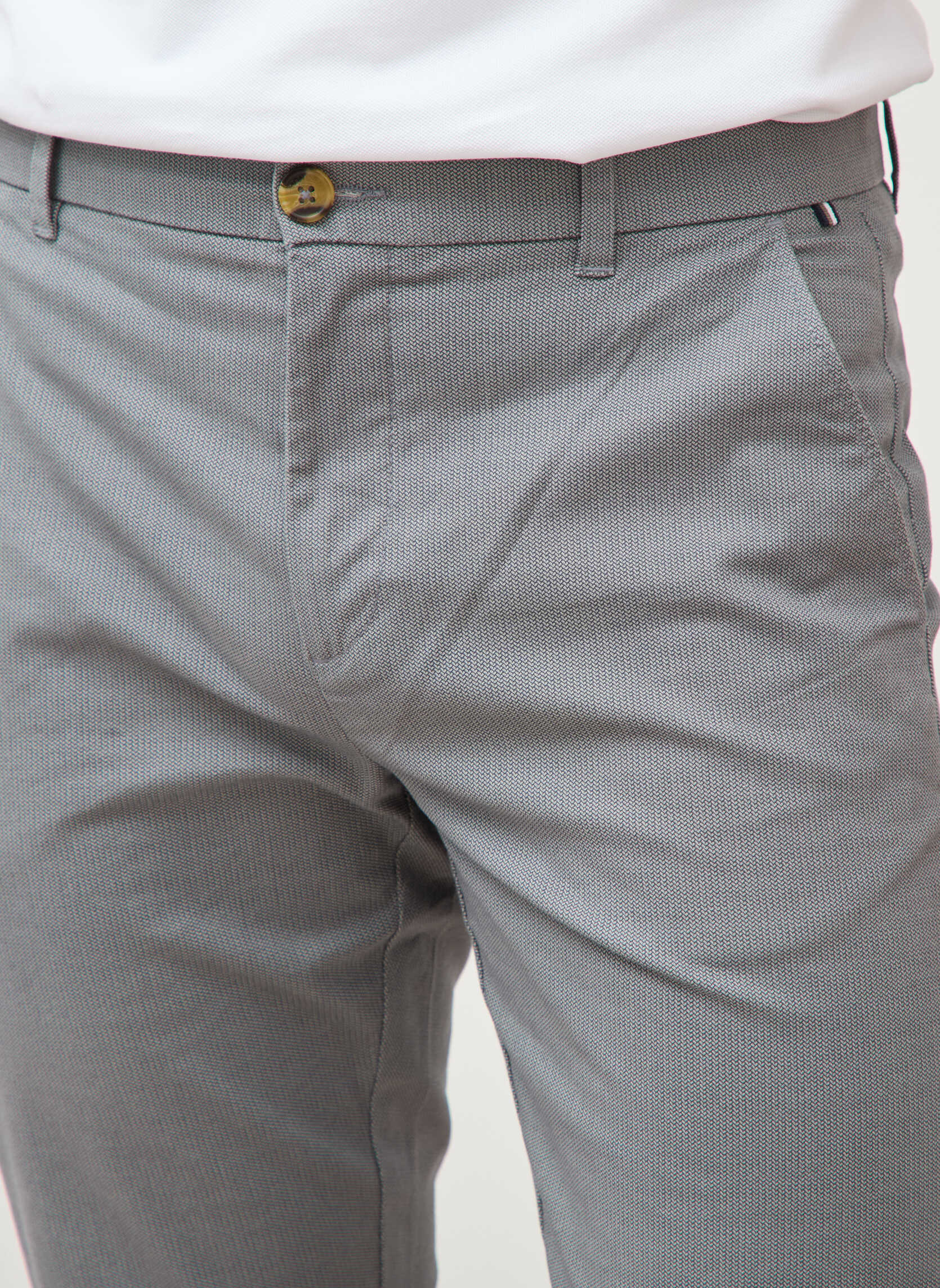 Pantalons droits SADAOCHIN2H homme gris Bonobo Pantalons droits SADAOCHIN2H homme gris Gris clair