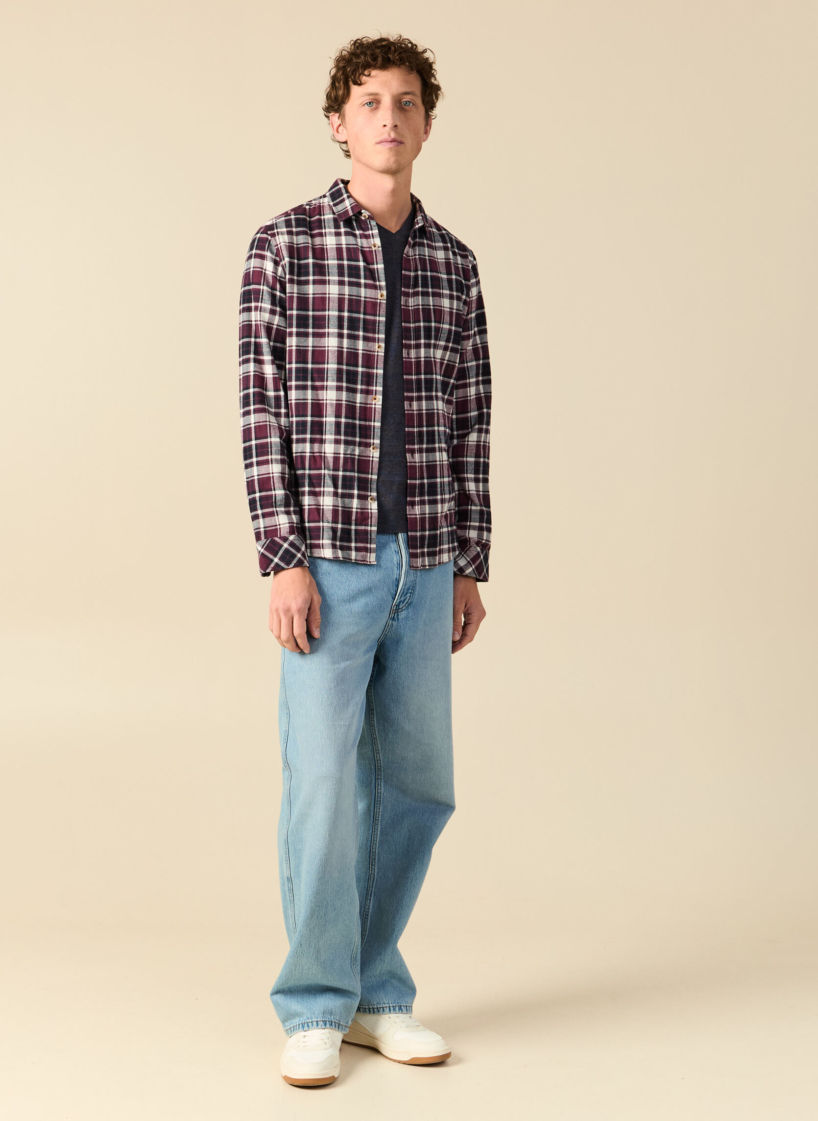 Tee-shirts NEWBLVH homme bleu Bonobo Tee-shirts NEWBLVH homme bleu Bleu foncé