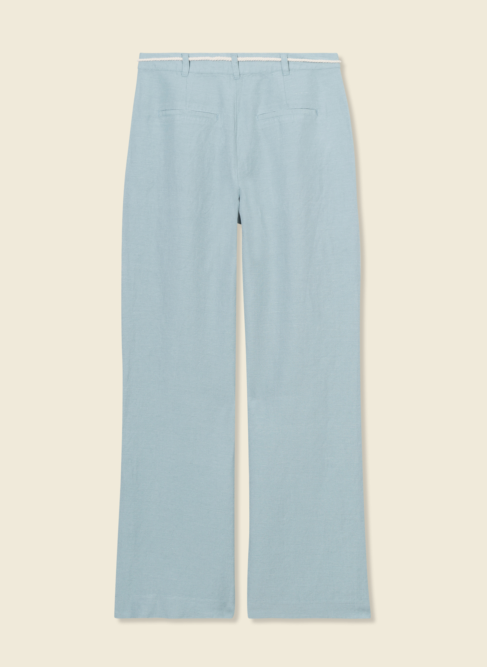 Pantalons droit LARGNEWLINF femme vert Bonobo Pantalons droit LARGNEWLINF femme vert Vert pastel
