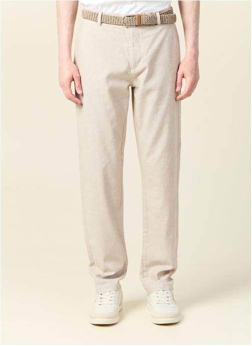 Bonobo Pantalons droits NEWCHINOLEGH homme beige