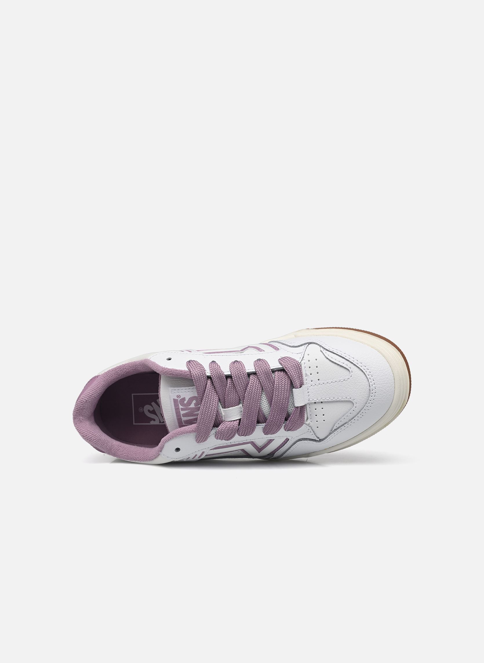 Baskets Upland femme blanc Vans Baskets Upland femme blanc VINTAGE LEATHER PURPLE
