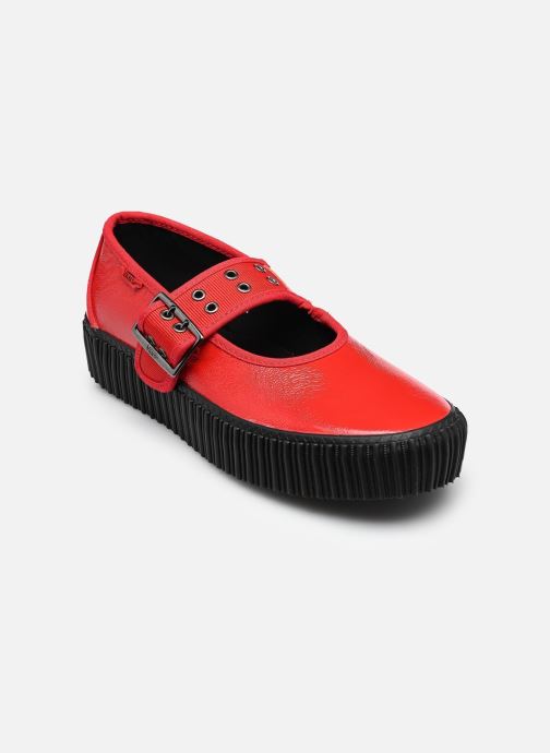 Vans Ballerines classiques Mary Jane Creeper femme rouge