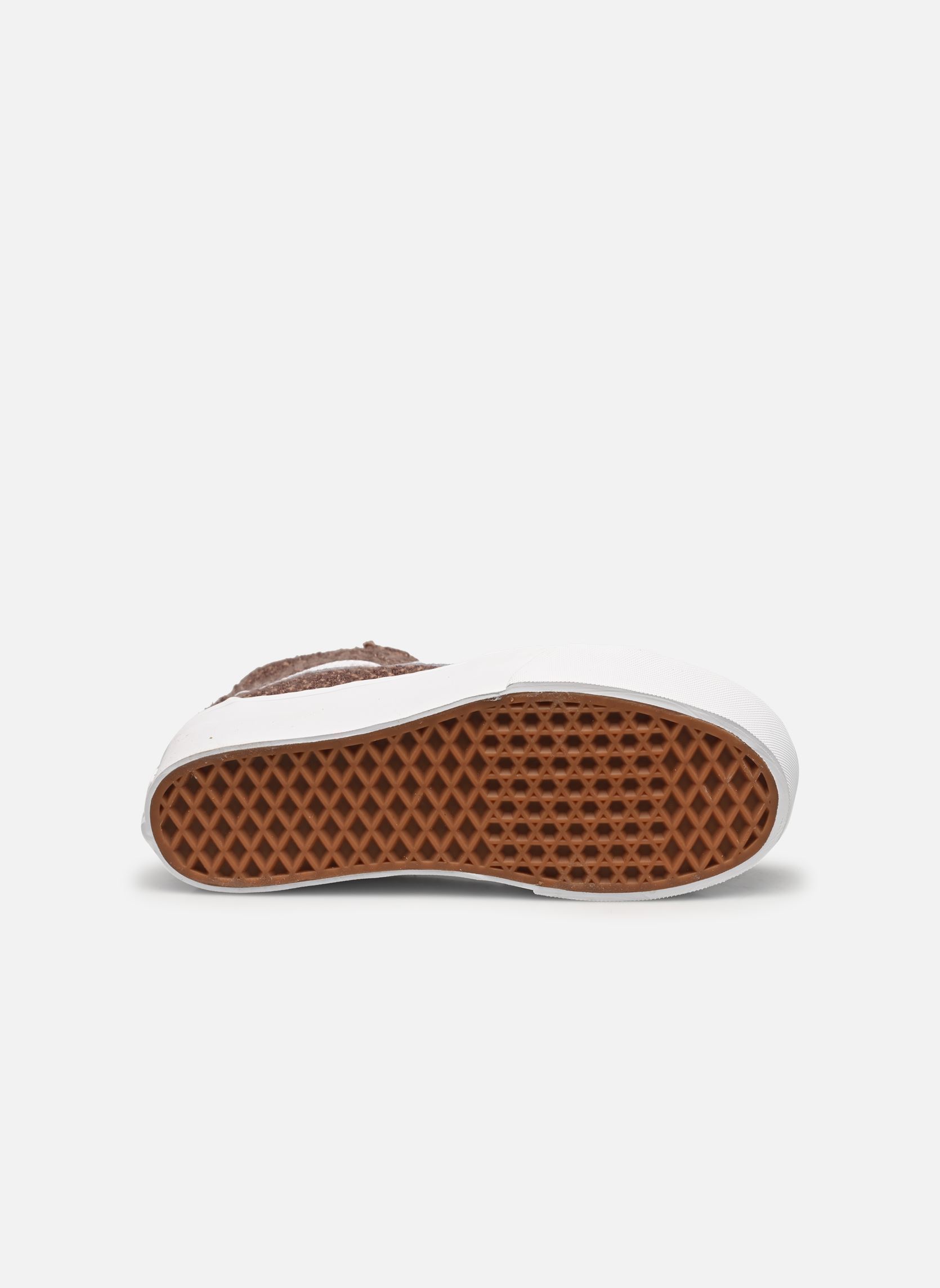 Baskets toile SK8-Hi Tapered Stackform femme marron Vans Baskets toile SK8-Hi Tapered Stackform femme marron TWEED TAUPE