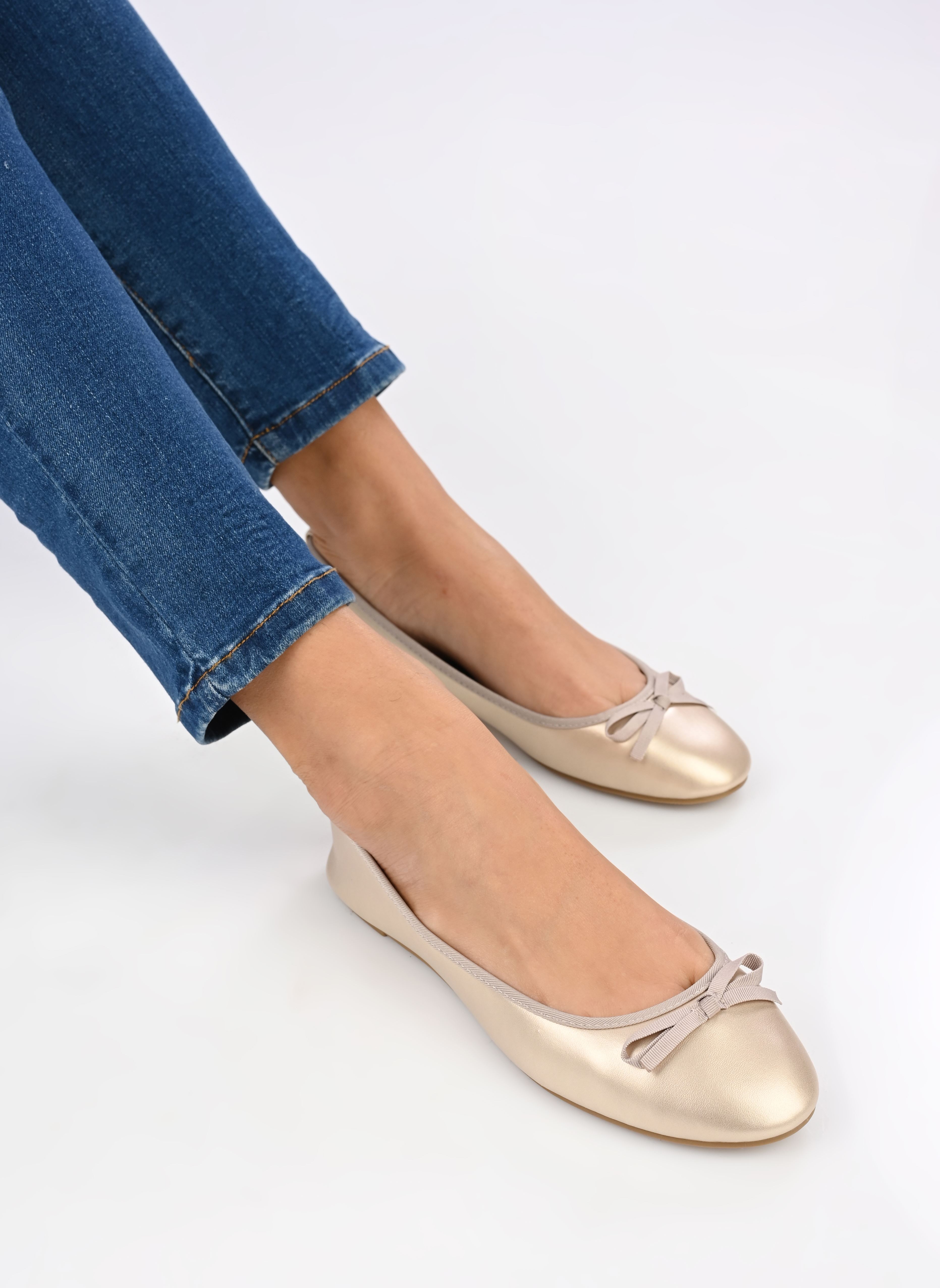 Ballerines classiques THALETTE femme or et bronze MADE BY Ballerines classiques THALETTE femme or et bronze DORÉ