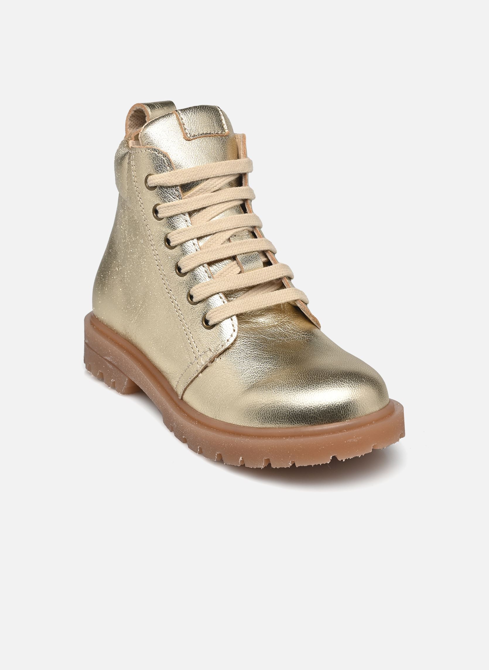 Bottines TIMARTY fille or et bronze Rose et Martin Bottines TIMARTY fille or et bronze Cuir Doré