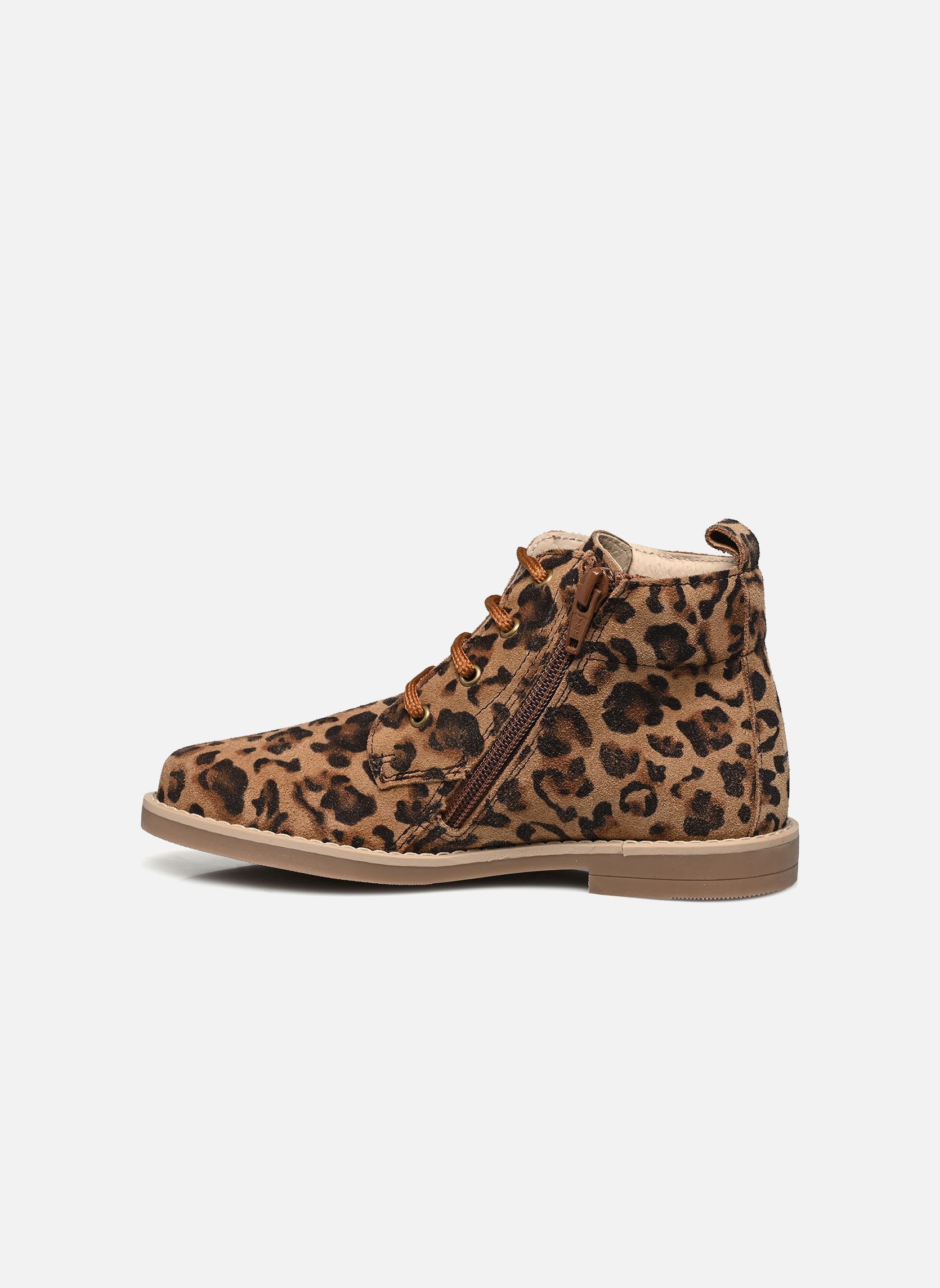 Bottines TILEO fille multicolore Rose et Martin Bottines TILEO fille multicolore Cuir Imprimé léo