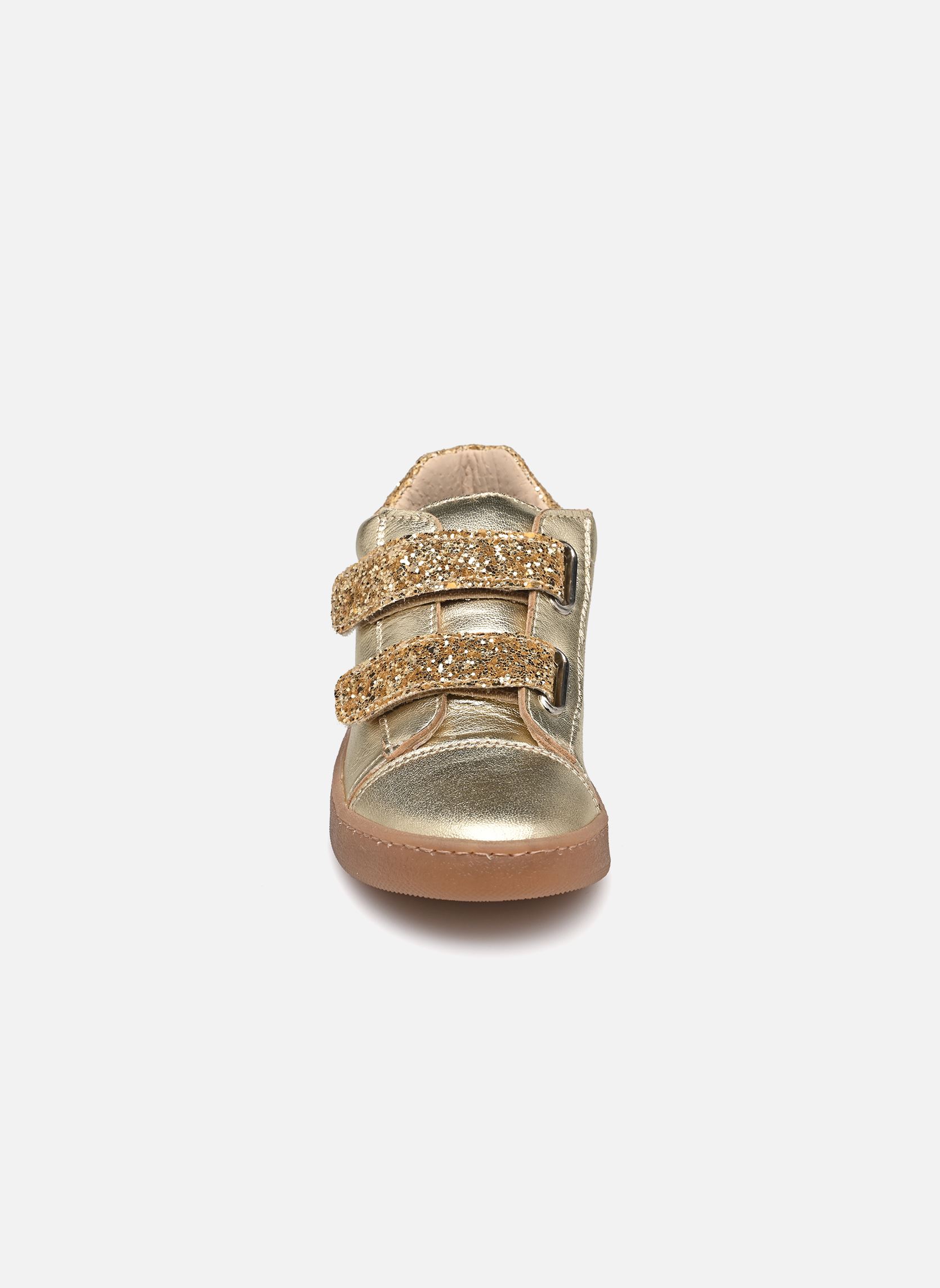 Baskets TIBLISS fille or et bronze Rose et Martin Baskets TIBLISS fille or et bronze Doré