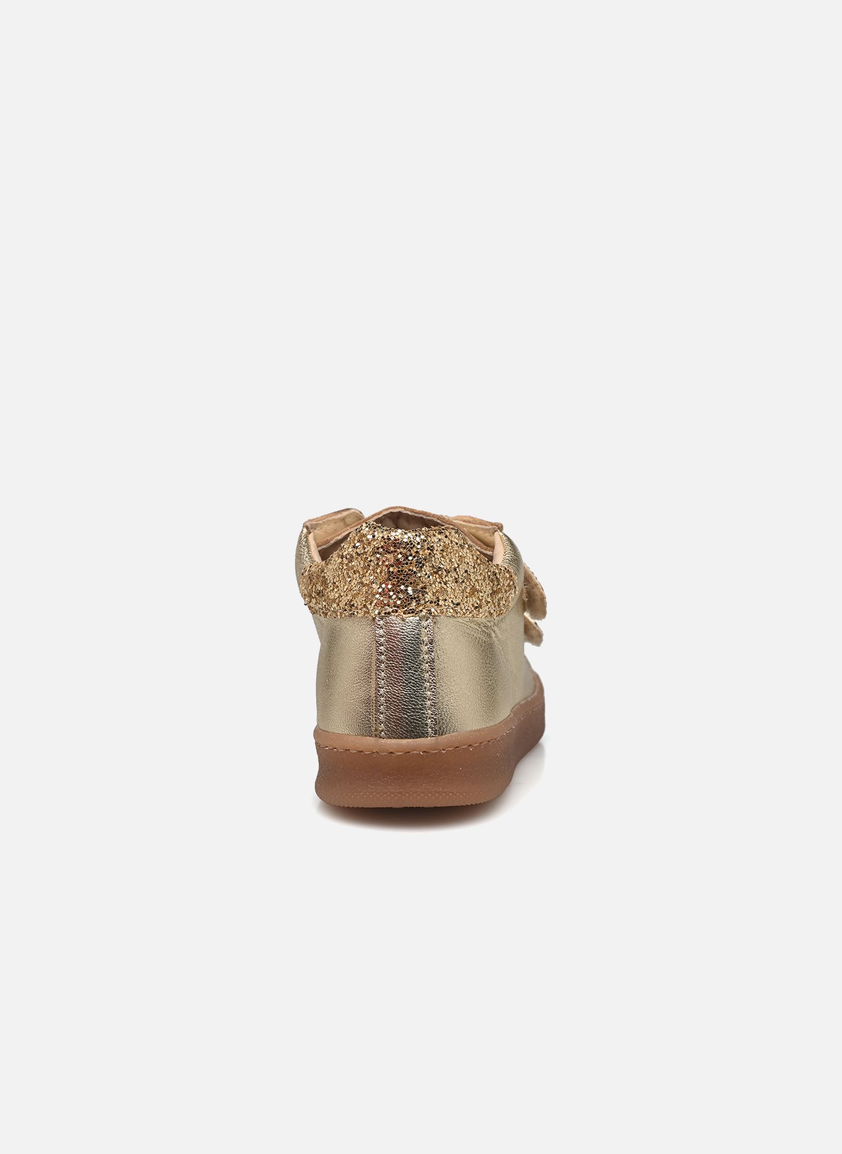 Baskets TIBLISS fille or et bronze Rose et Martin Baskets TIBLISS fille or et bronze Doré