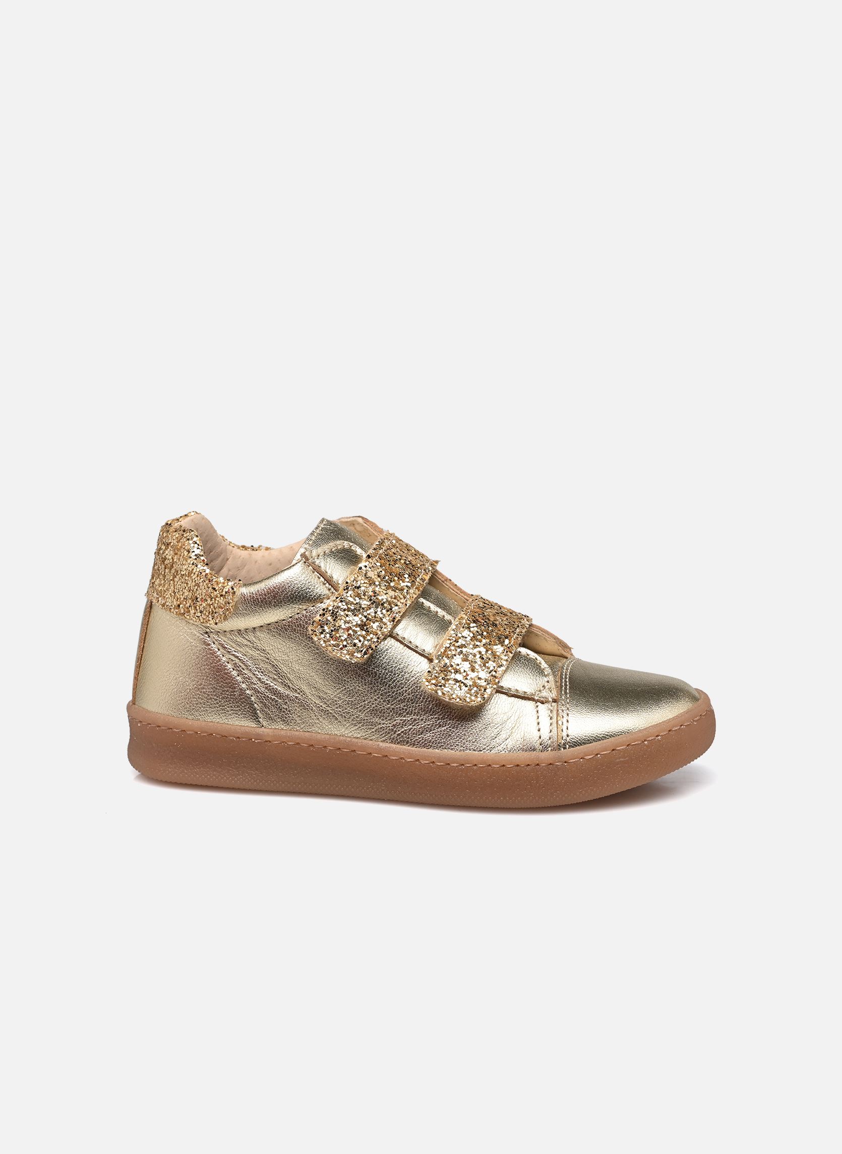 Baskets TIBLISS fille or et bronze Rose et Martin Baskets TIBLISS fille or et bronze Doré