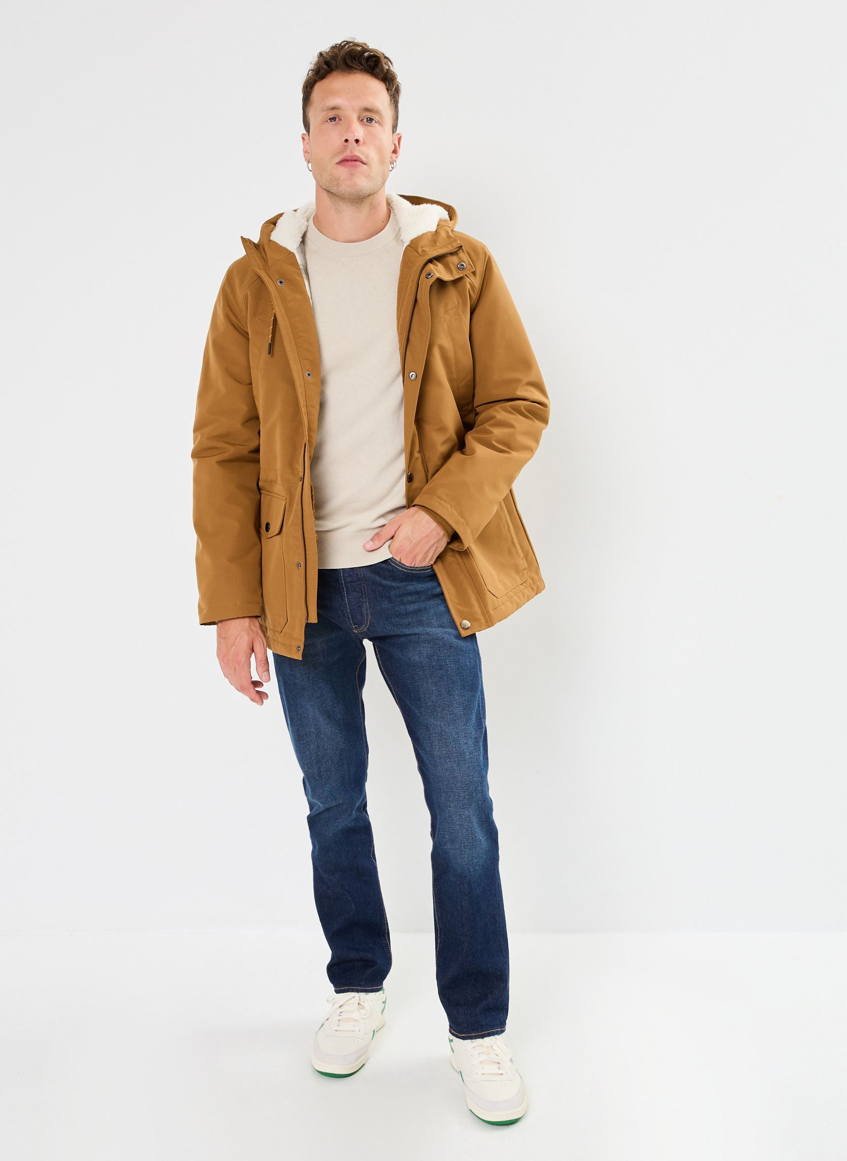 Parkas GREGPARKA parka herren braun Marvin&Co Parkas GREGPARKA parka herren braun RUBBER