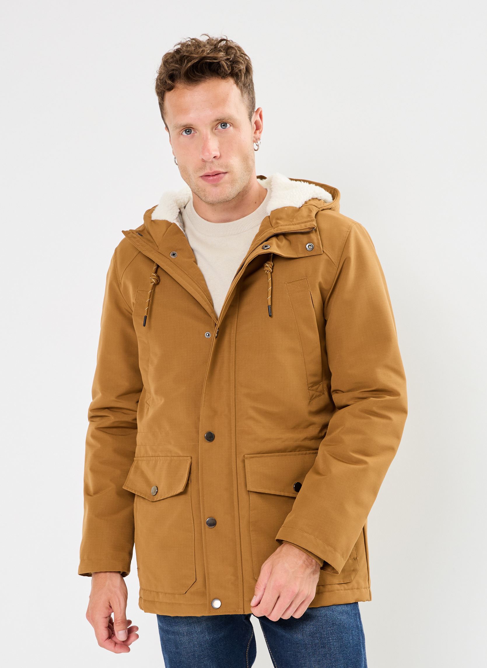 Parkas GREGPARKA parka herren braun Marvin&Co Parkas GREGPARKA parka herren braun RUBBER