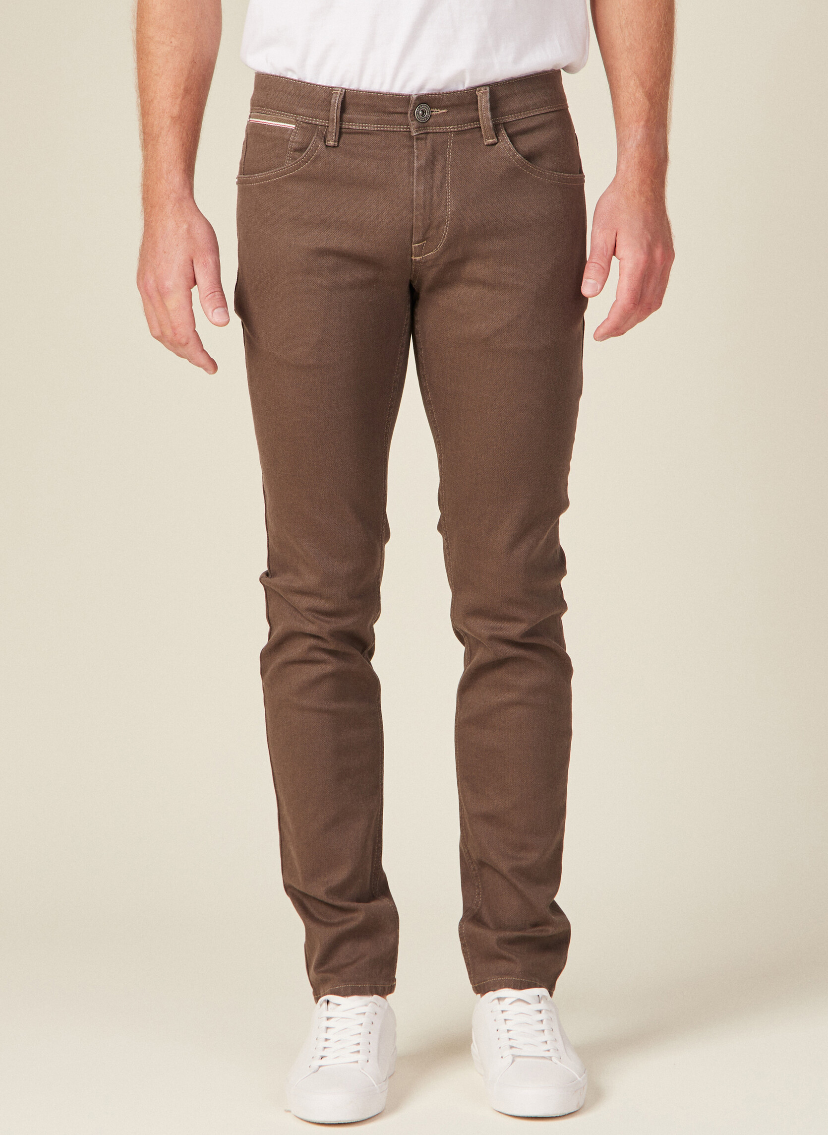 Jeans droit SADAO-PAPOU homme marron Bonobo Jeans droit SADAO-PAPOU homme marron Marron clair