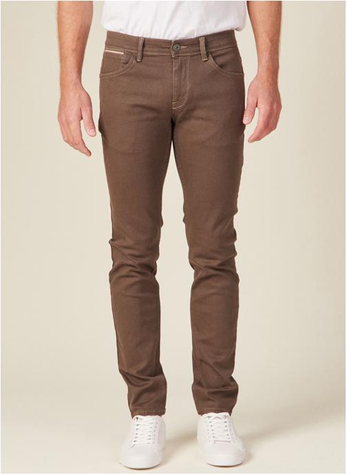 Bonobo Jeans droit SADAO-PAPOU homme marron