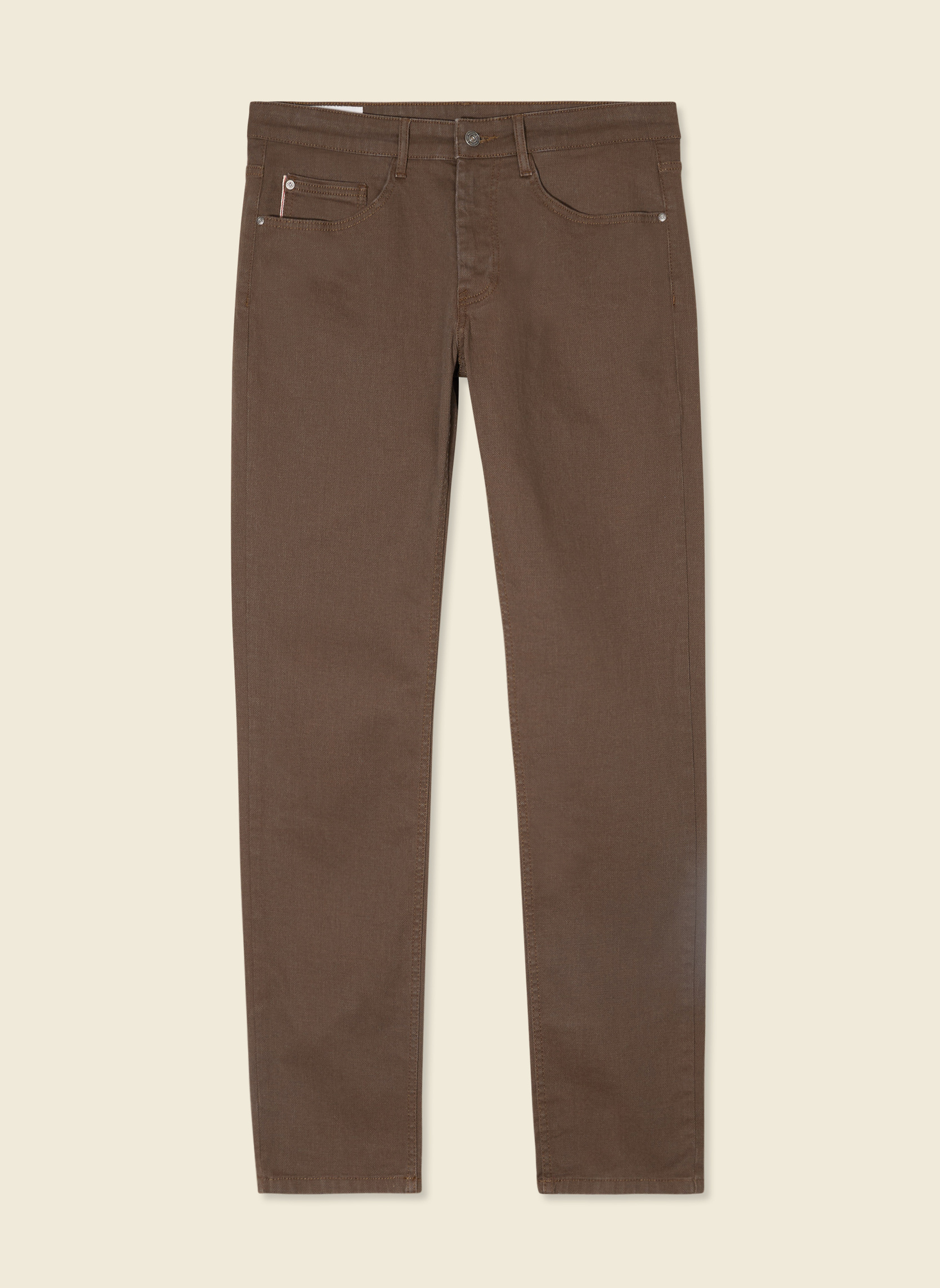 Jeans droit SADAO-PAPOU homme marron Bonobo Jeans droit SADAO-PAPOU homme marron Marron clair