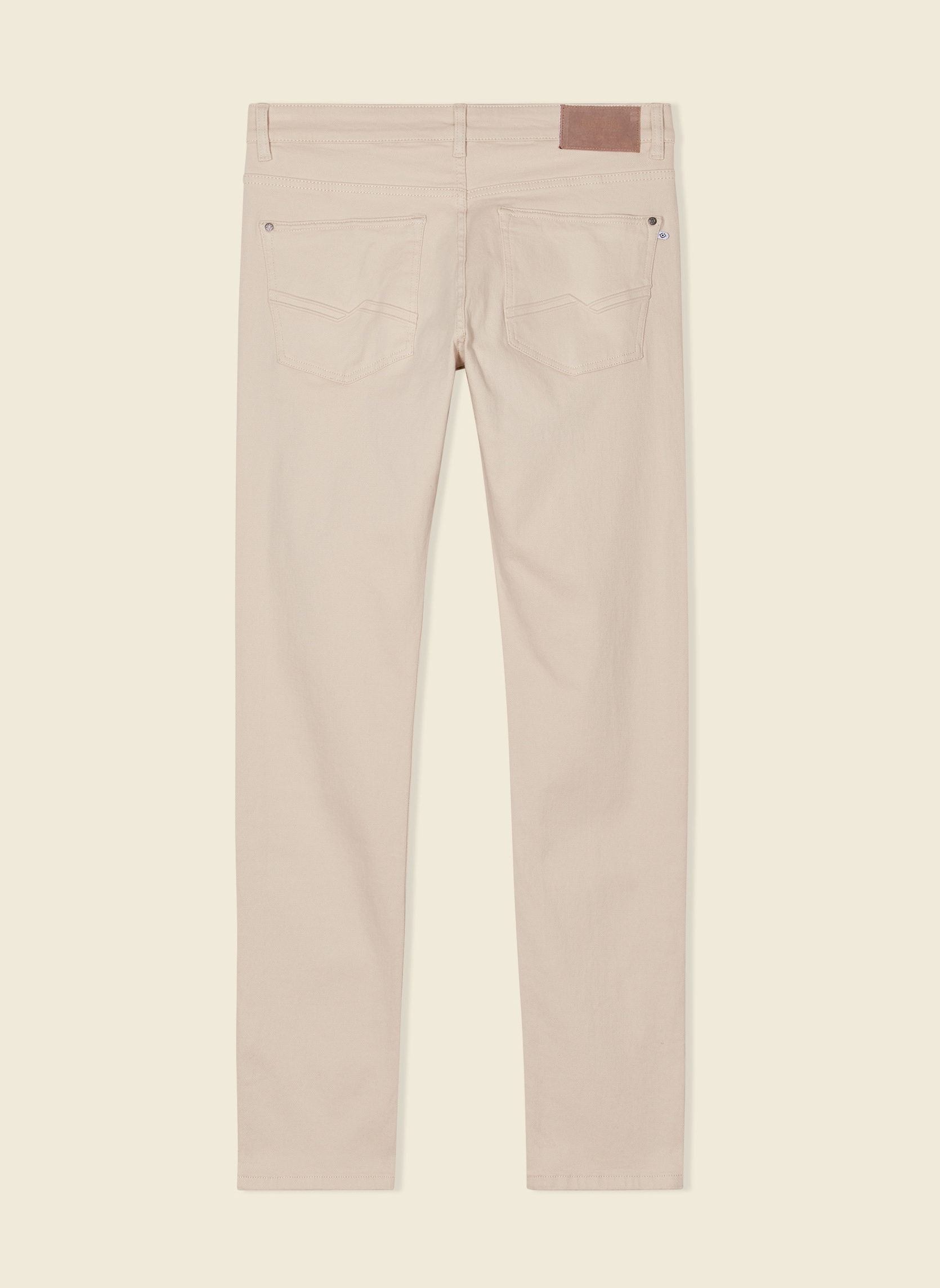 Jeans droit SADAO-PAPOU homme blanc Bonobo Jeans droit SADAO-PAPOU homme blanc Blanc